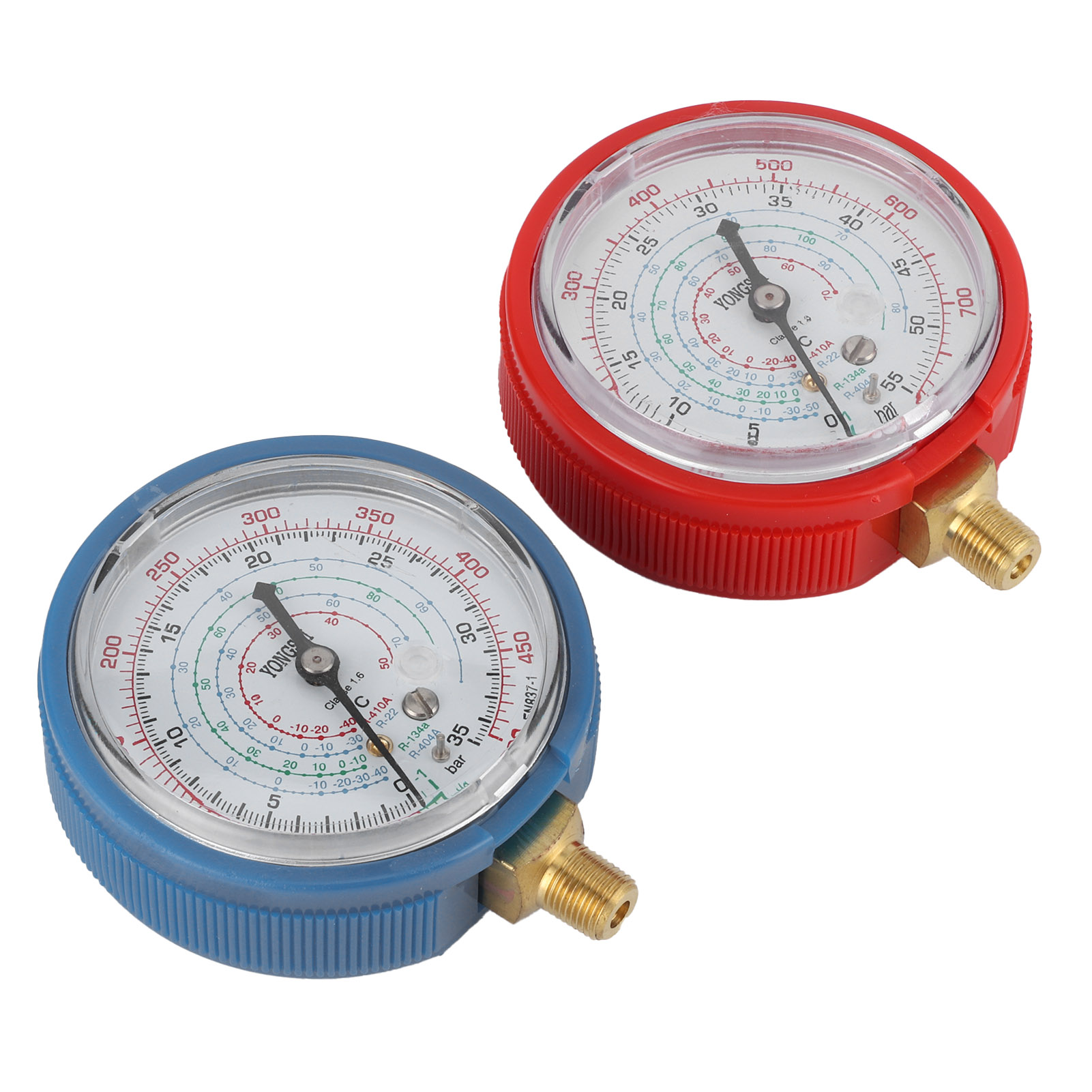 Manometer Für Kältemittelgas In Klimaanlagen, Hoch-/niederdruckmanometer, Werkzeug Zum Befüllen Und Zur Fehlersuche Bei Klimaanlagen.