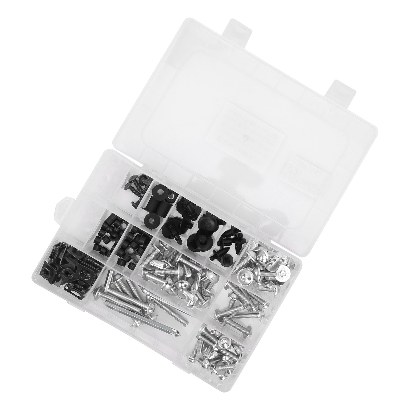 Universeller Aluminium-verkleidungsschraubensatz, Ersatzschrauben Und Befestigungselemente, Silberfarben Getönt, Wartung Und Reparatur.