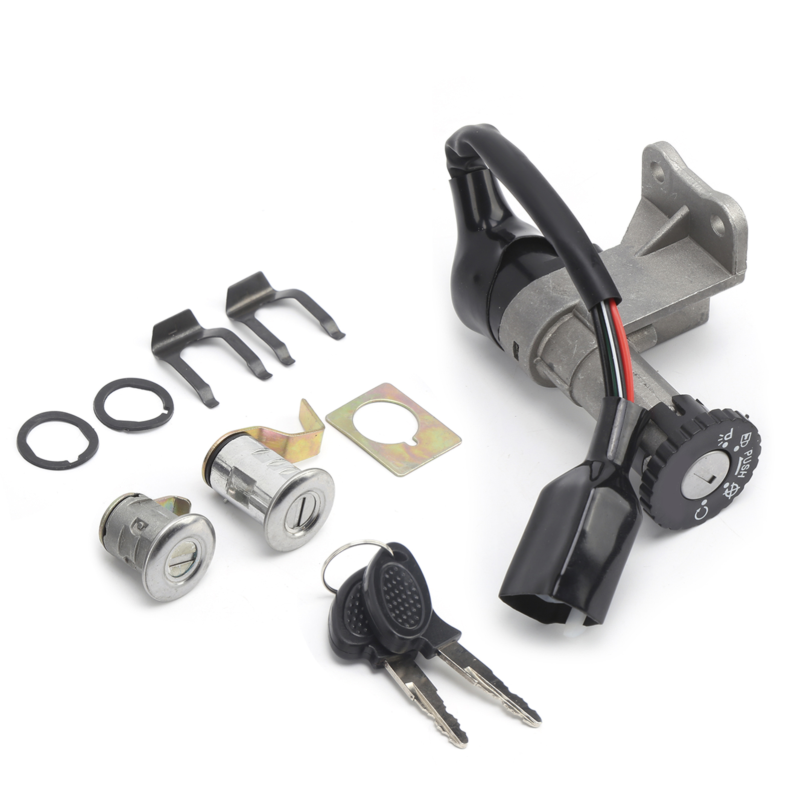 Kompletter Zündschalter Aus Edelstahl Für Gy6 50-150cc 4-takt Elektroroller, Universal-zündschlüssel