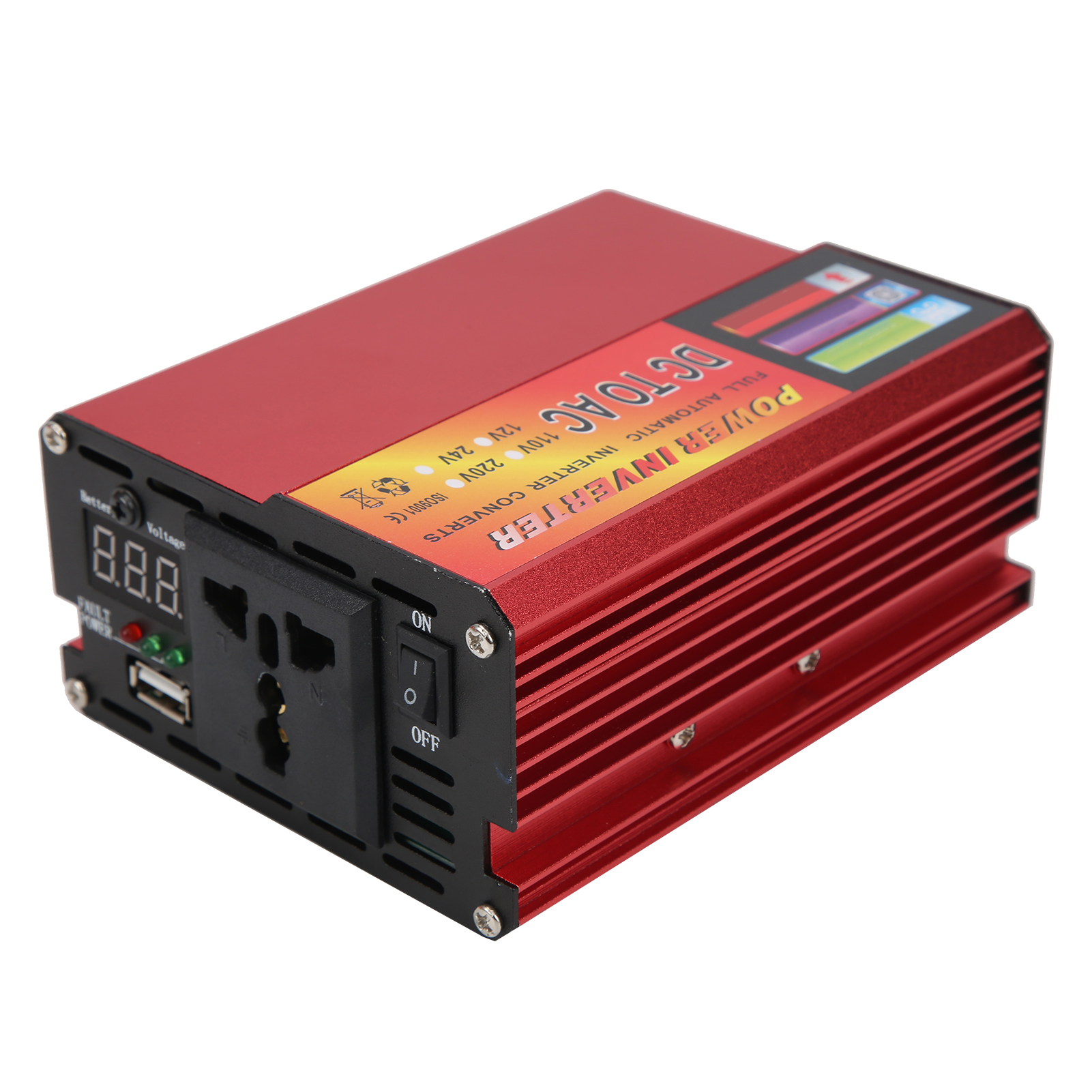 600-w-wandler (12 V Dc Auf 110 V Ac), Modifizierte Sinuswelle, Kfz-stecker, Digitale Led-anzeige, Fahrzeugspannungswandler