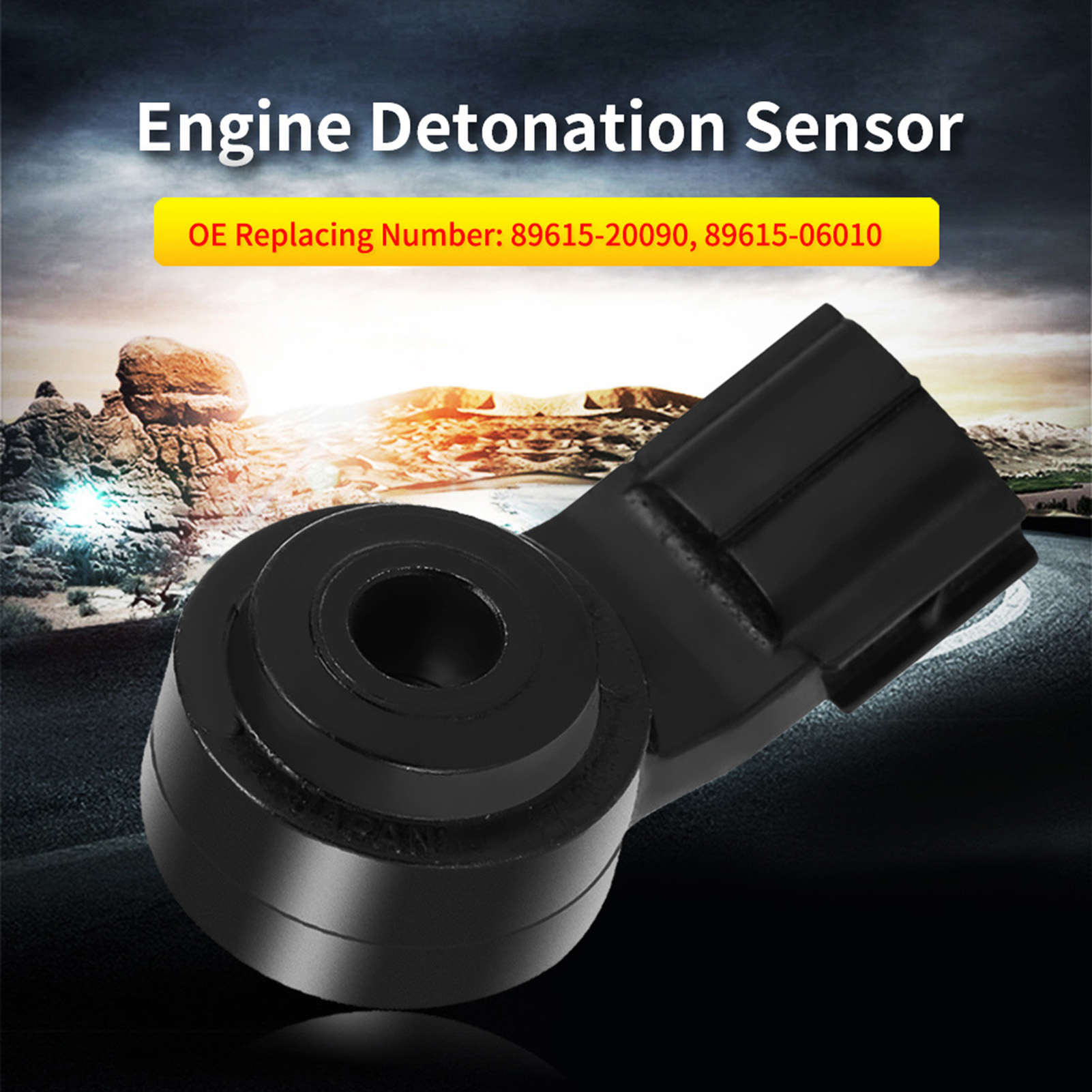 Motorklopfsensor Für Toyota 89615-20090, Klopfdetektor, Kompatibles Autoteil, Direkter Ersatz, Hohe Präzision, Robust, Für Zündsysteme, Oem-qualität.