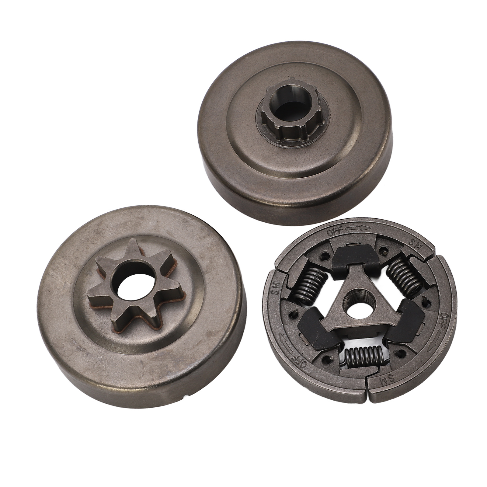 Kupplungsklappensatz Zum Austauschen Für 3/8"-kupplungen Mit Trommel, Lager Und Deckel, Kompatibel Mit Stihl Ms361 044 046 Ms440 Ms460 Ms461