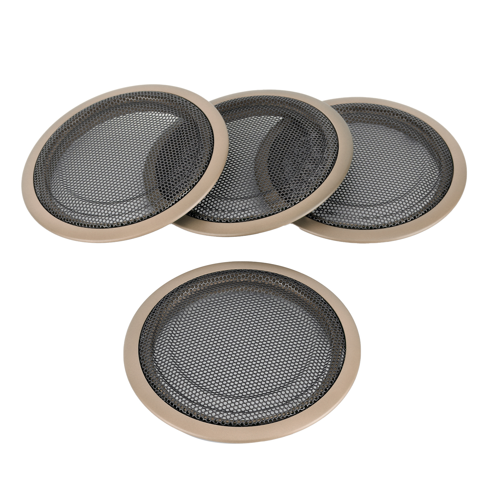 4 Türlautsprecher-rahmenblenden Für Bmw 3er F30/f35, Beige Lautsprecherblende, 4er-set, Car-audio-zierblende.