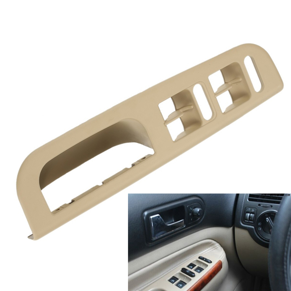 Fensterbedienfeld-zierleiste Für Golf Passat Jetta, Beige Kitt, Innenausstattungssatz, Kfz-ersatzteil, Elegante Ausführung, 5-teilig.