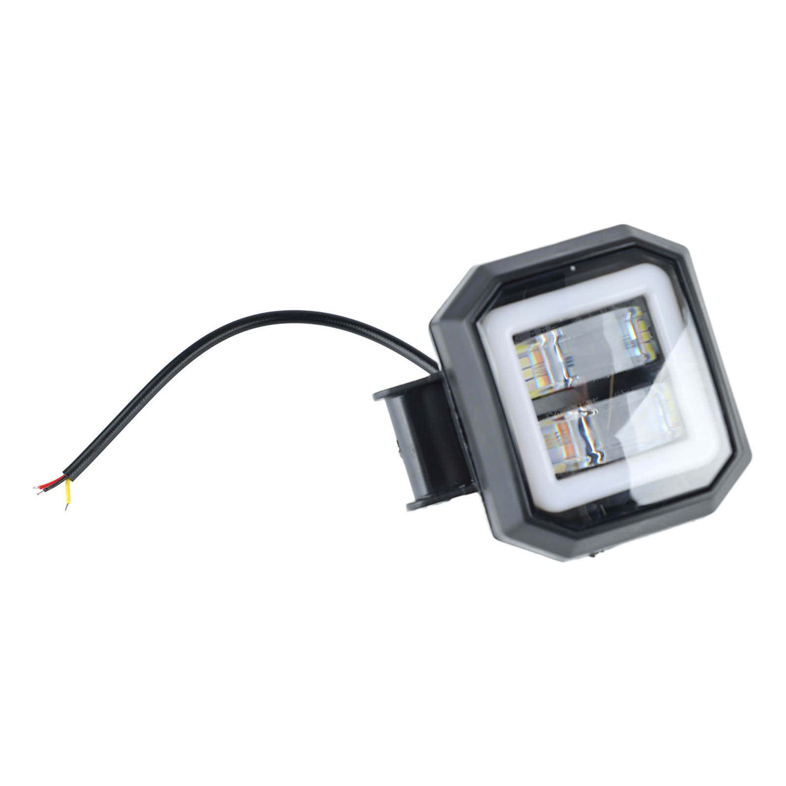 3-zoll-led-motorradscheinwerfer Mit Blauer Blende, 20 W, Wasserdicht, Helles Licht, Quadratischer Nebelscheinwerfer Für Motorräder
