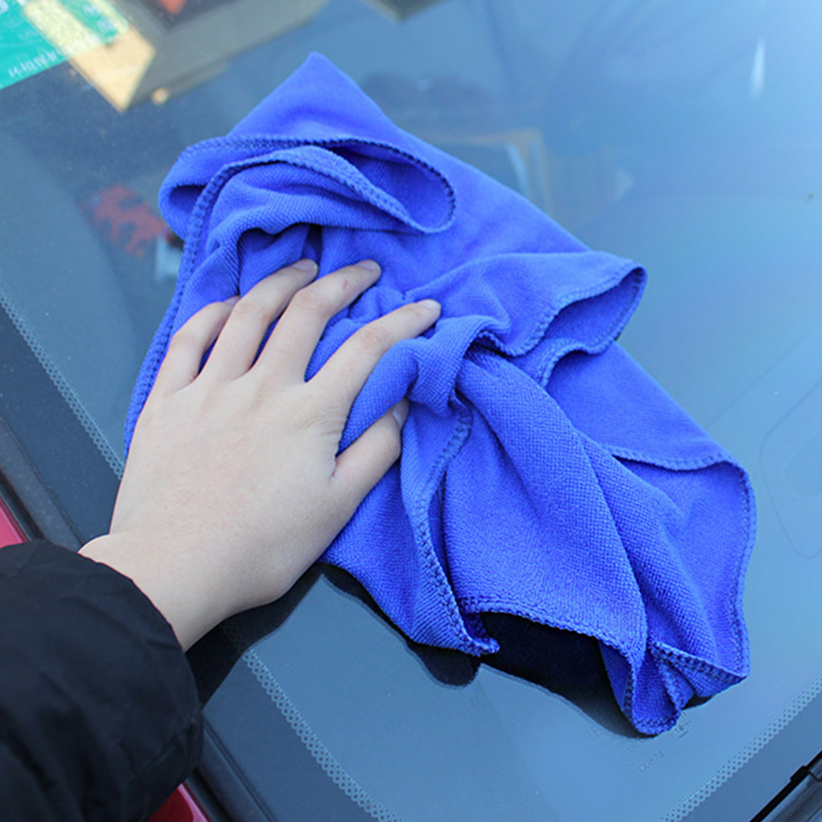 10er-pack Autowaschtücher Aus Mikrofaser Mit Starker Wasseraufnahme, Fahrzeugreinigungstücher Für Die Fahrzeugaufbereitung