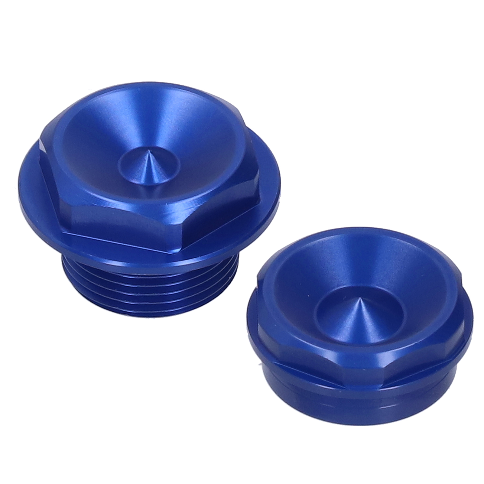 Fahrradnabenmuttern M20x1,5, 2er-set, Links/rechts, Vorderradzubehör Für Te/tx/tc/fe/fx/fe 125-501 (2016–2021), Blau