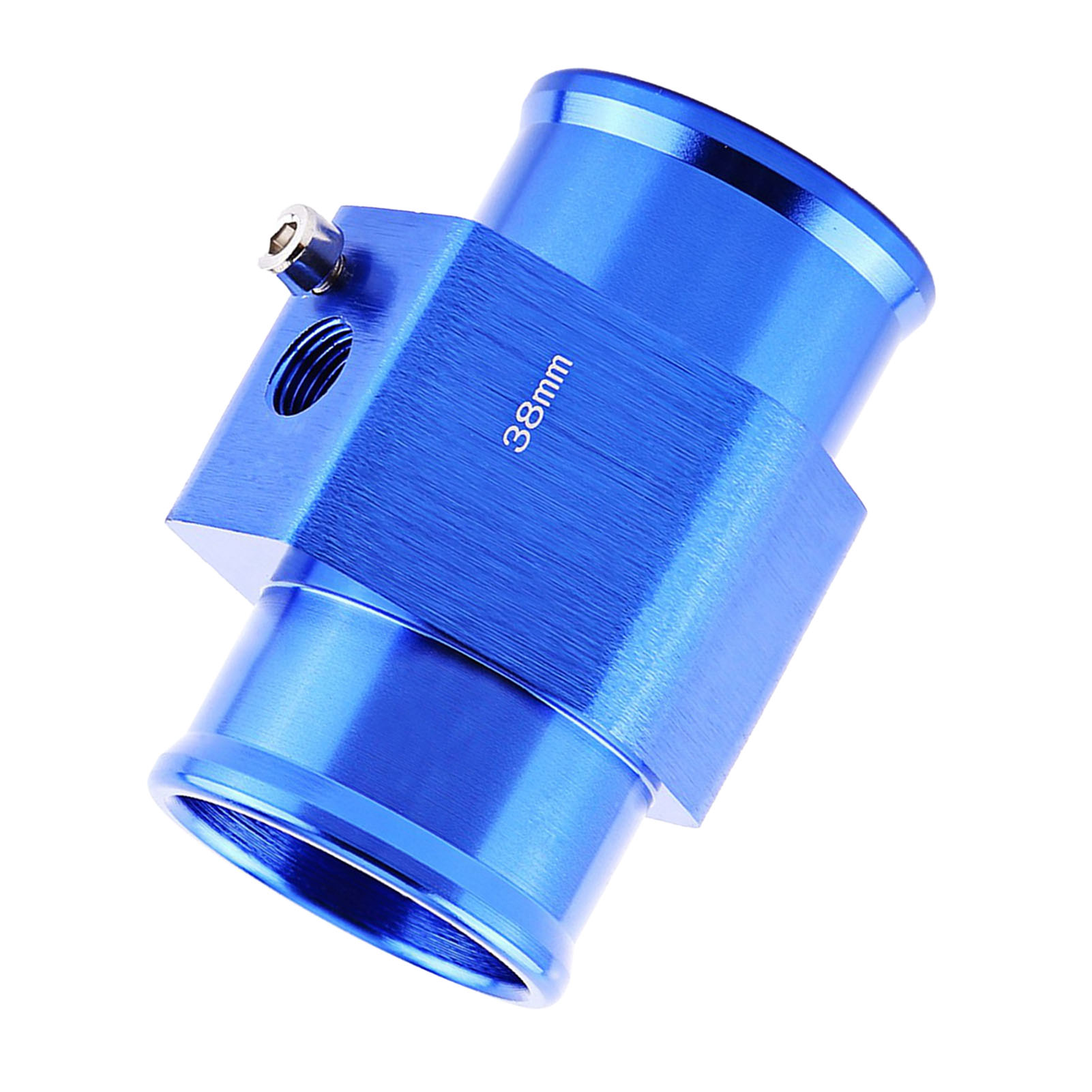 Universeller Metallanschluss Für Wassertemperatursensor, 38-mm-schlauchadapter, Blau, Autoteil