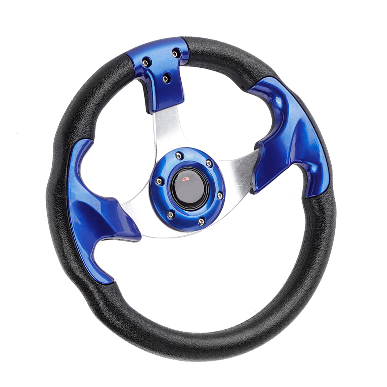 320 Mm (13 Zoll) Universal-sportlenkrad Aus Pu-leder, Blaues Drift-rennlenkrad Für Autos, Performance-tuning-lenkrad