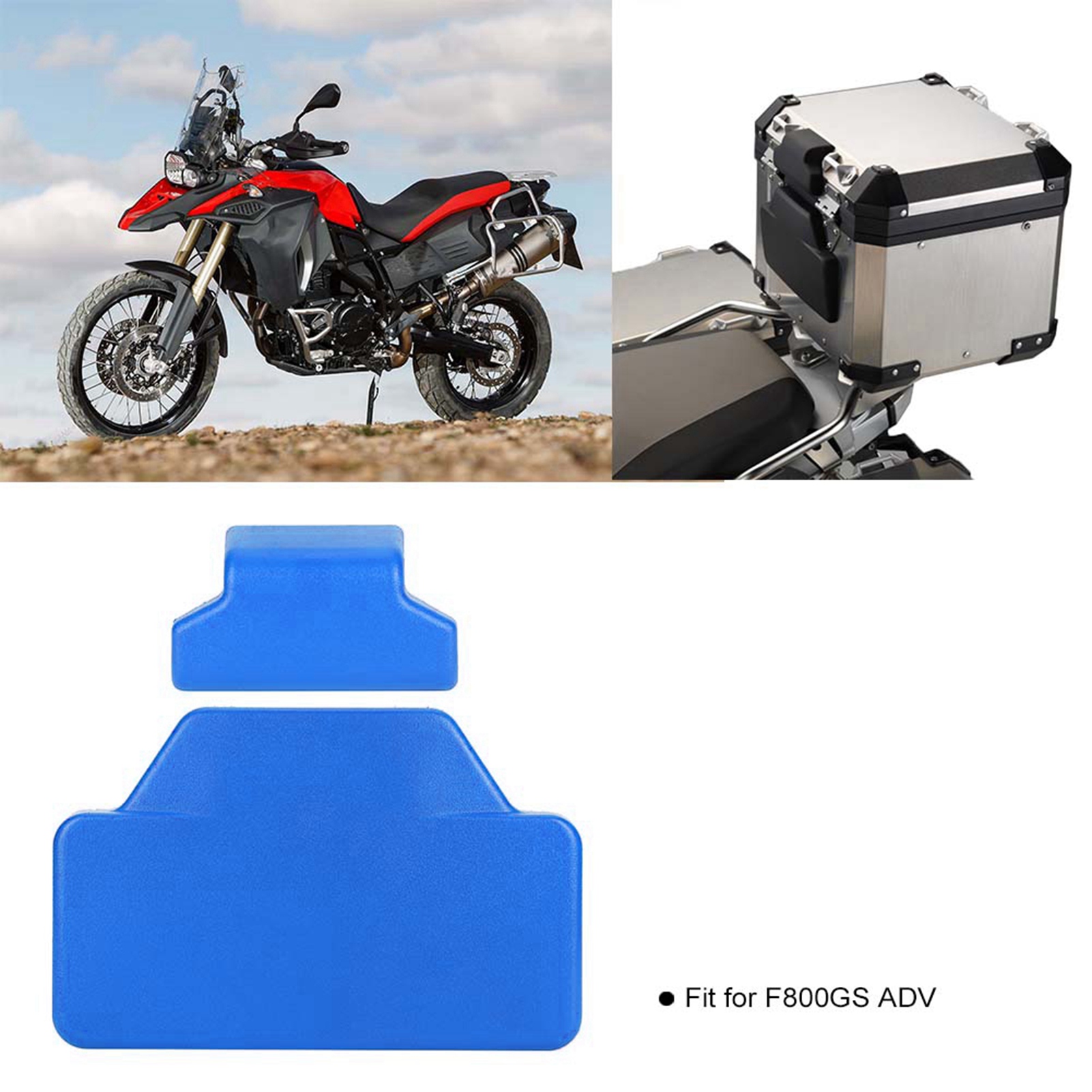 Hinteres Gummipolster, Sozius-gepäcktasche, Zubehör-rückenlehne Kompatibel Mit F800gs (blau)