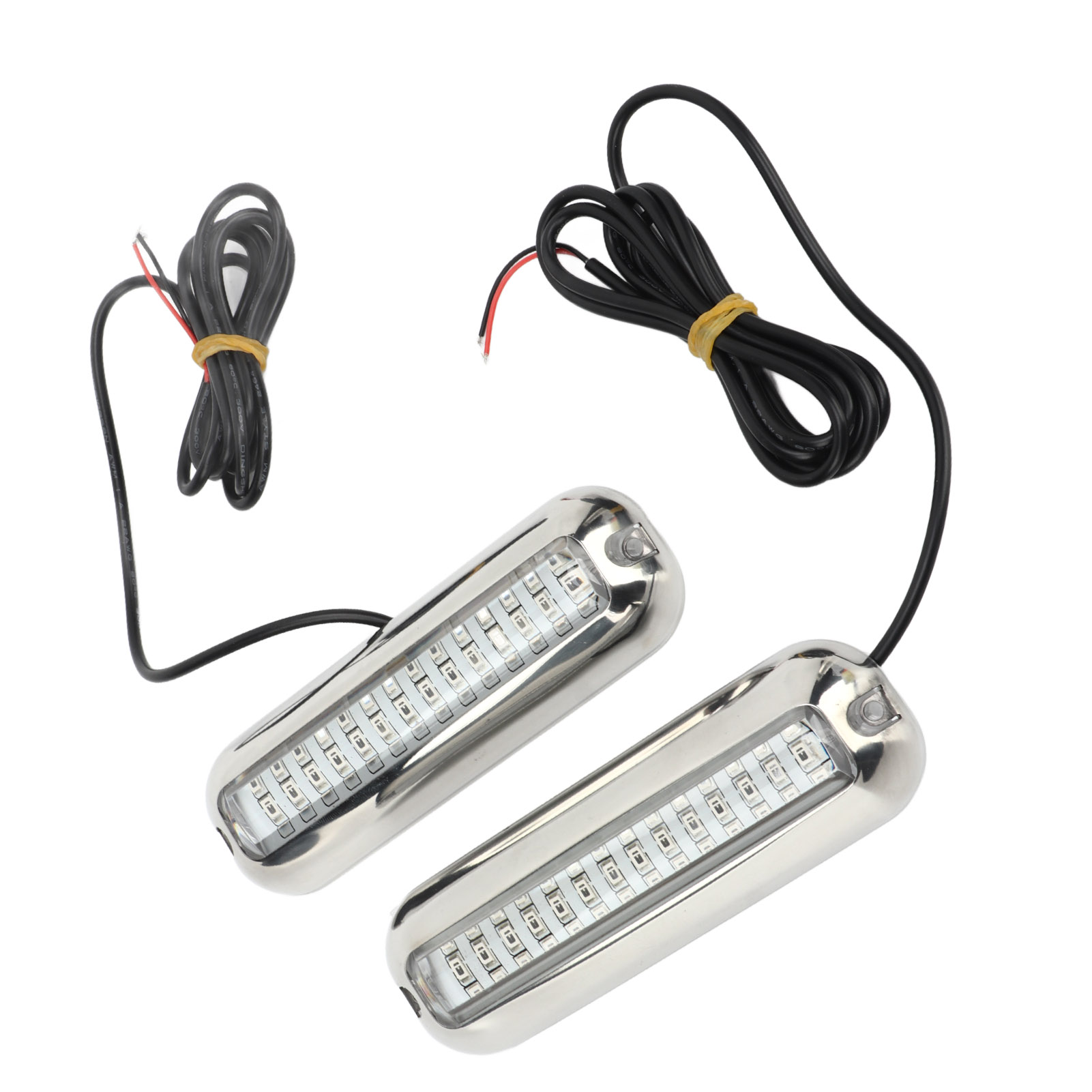 2x Bootsheckleuchten, 42 Leds, 10-36 V, Ip68 Wasserdicht, 1500 Lm, Superhelles Marine-rücklicht, Blau