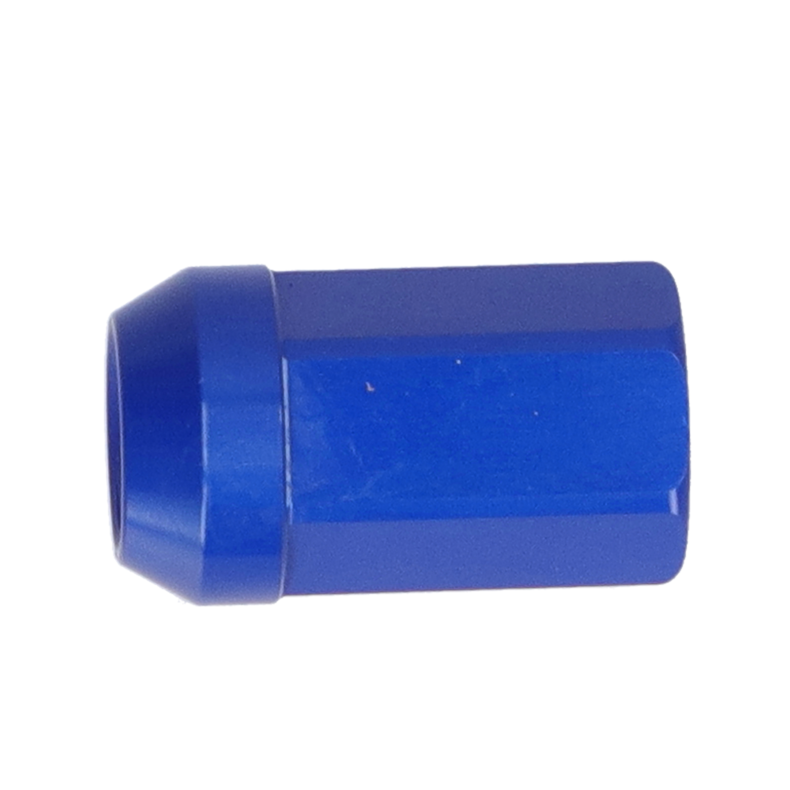 M12x1,5 Radmuttern, 20 Stück, 33 Mm Höhe, 7075-t6 Aluminium, Diebstahlsicher, Blaue Farbe, Präzisionsgewinde.