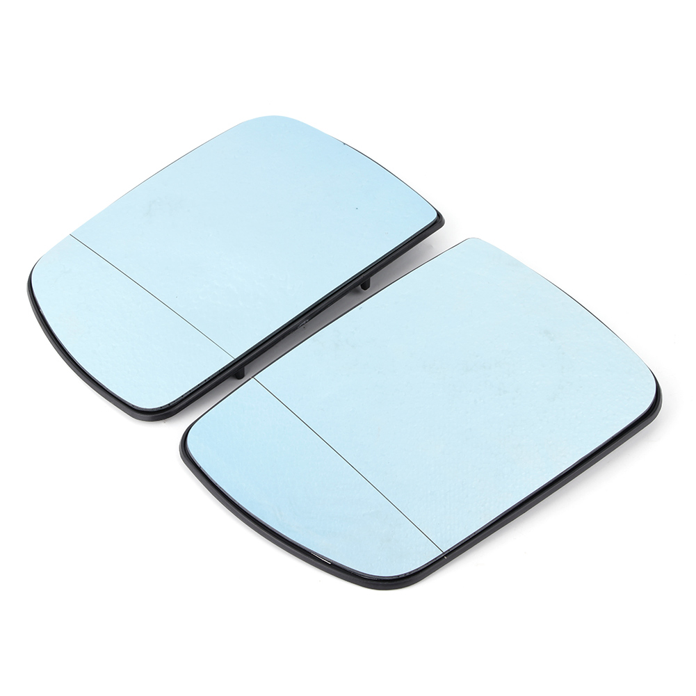 2 Stück Rückspiegelgläser Blau Mit Heizfunktion Autozubehör Passend Für X5 Serie E53 (links + Rechts)