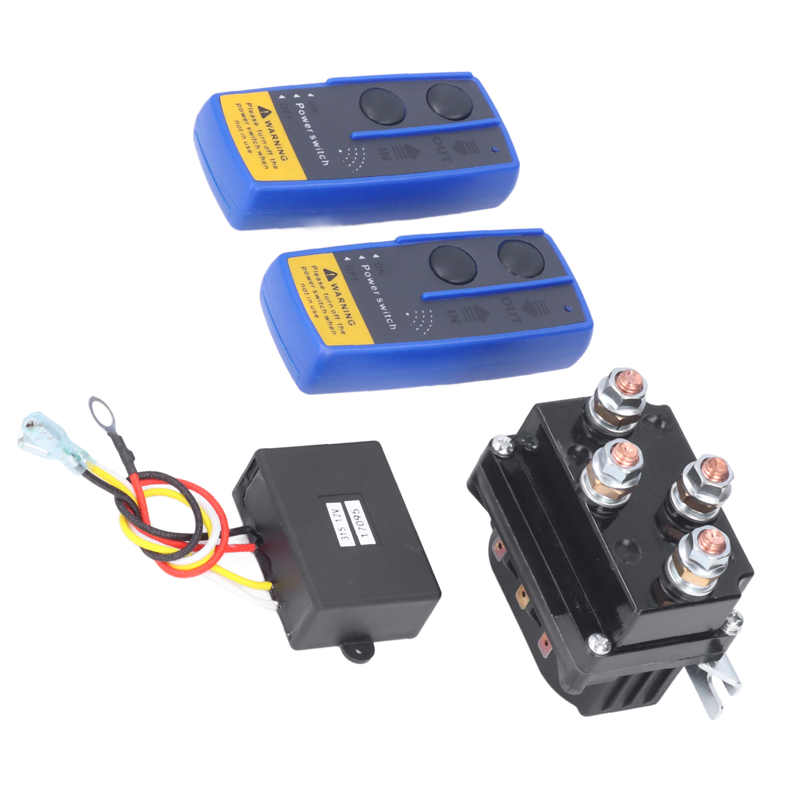 12v 500a Seilwinden-relais-schütz-fernbedienungsset Für 8000-12000lb Seilwinden Für Lkw, Jeep, Atv, Suv