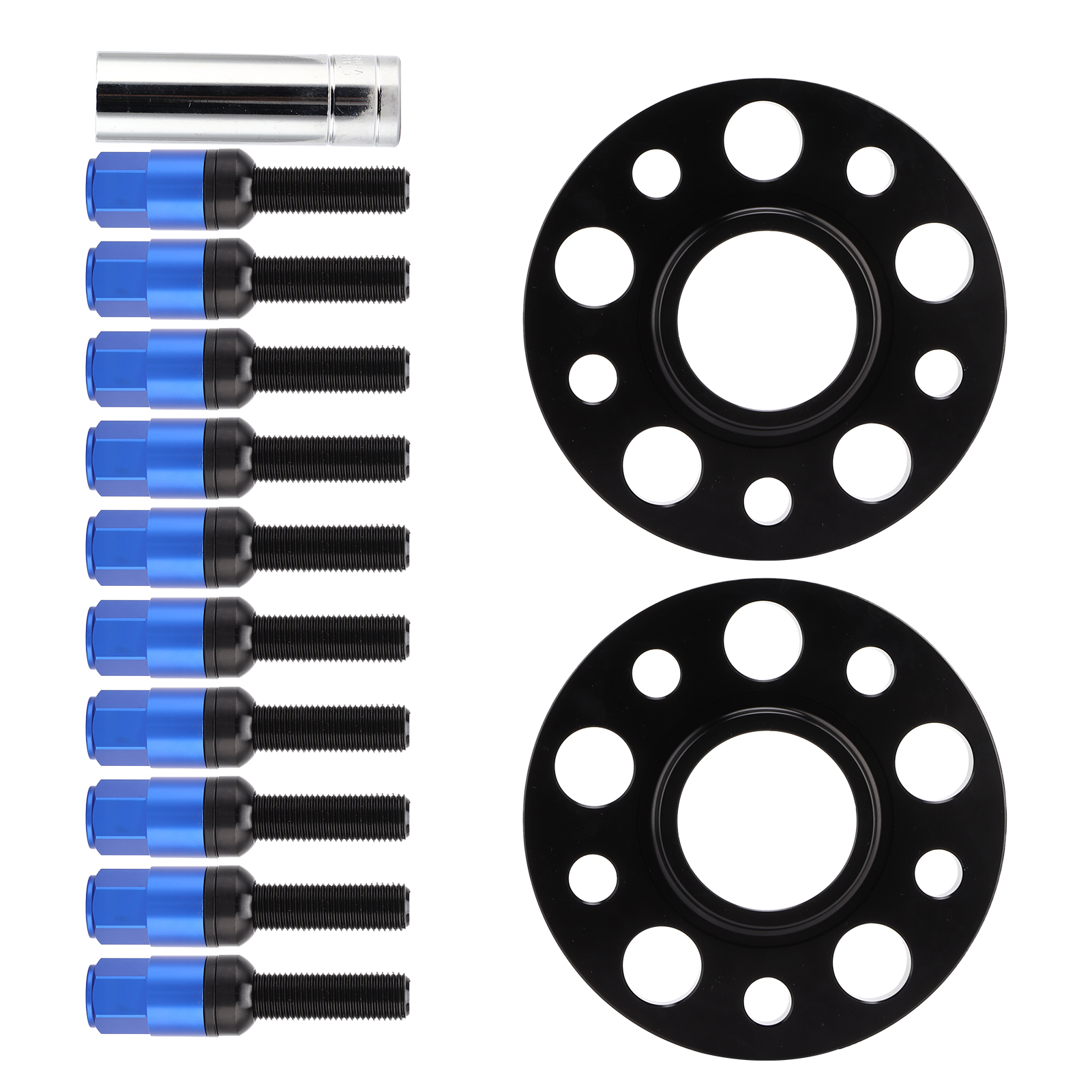 Radabstandshalter-set M14x1,25 Mit 20-mm-flansch, Passend Für Bmw 1er F40 (2019–2020), Blau