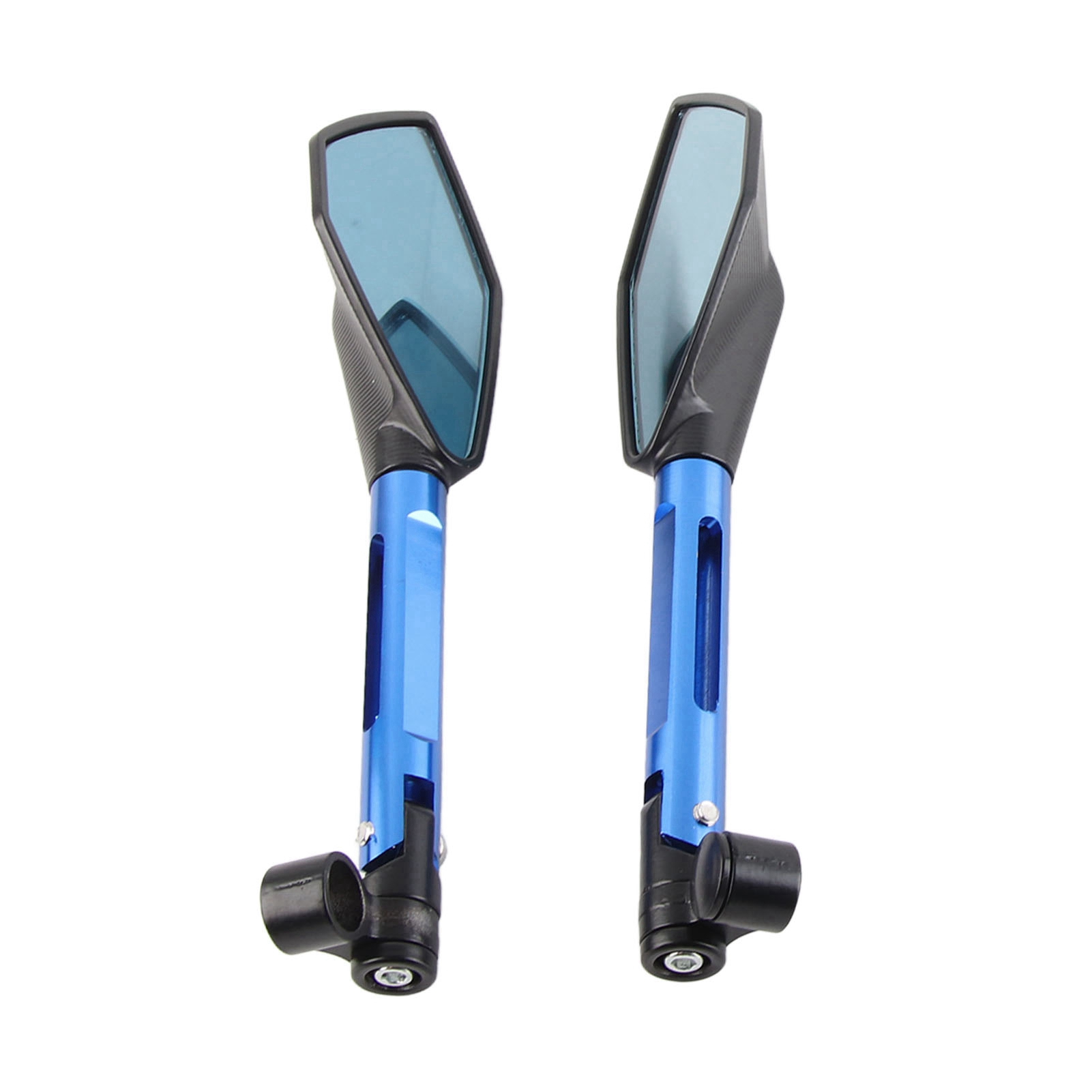 1 Paar Motorrad-rückspiegel Rückspiegel Motorrad-modifikationszubehör Blau