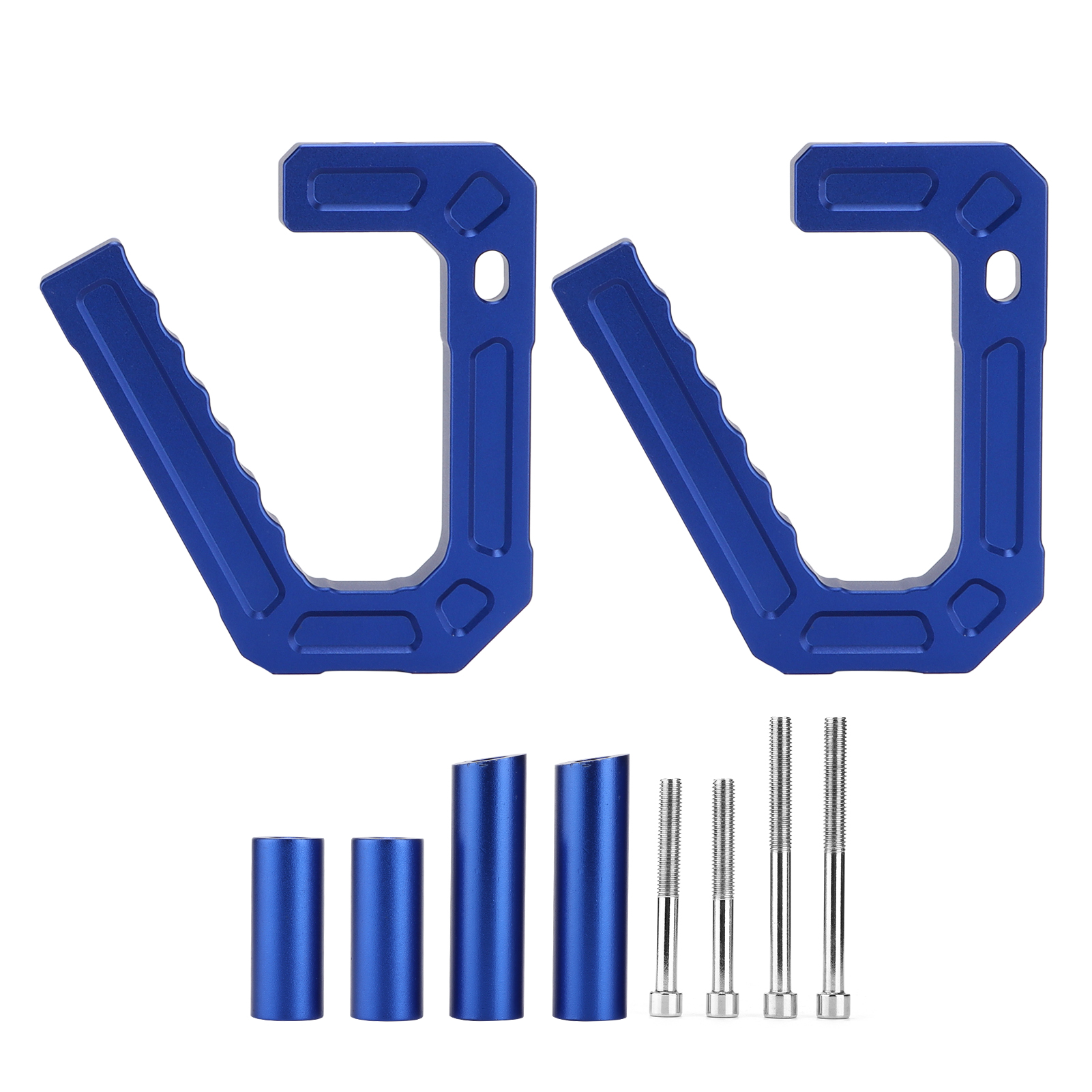 Aluminium-frontgriff Für Jeep Wrangler Jk 2007-2018, Blauer Dachgriff, Innenausstattung, Robustes Ersatzteilset, Einfache Montage.