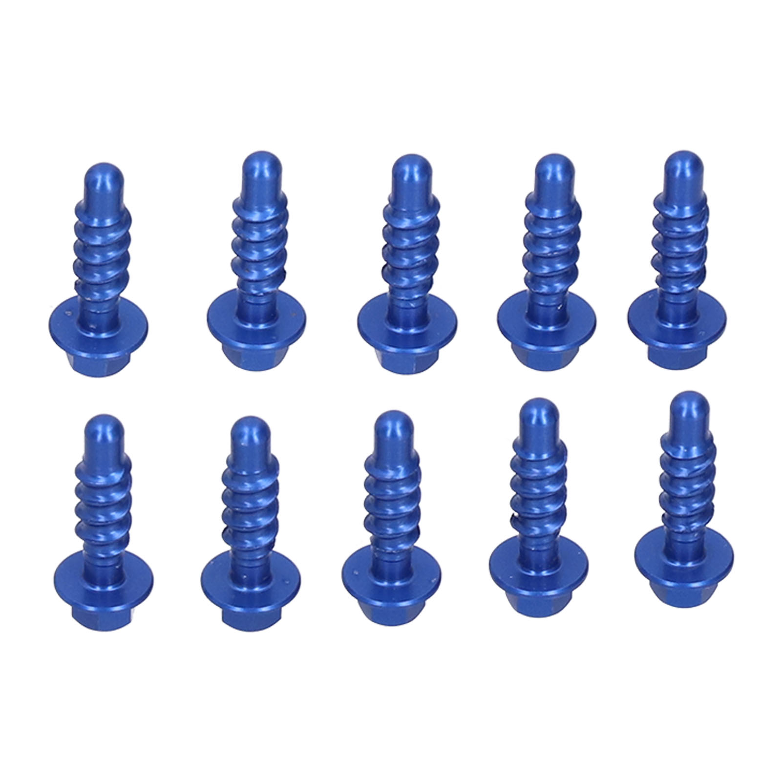 Selbstbohrendes Schraubenset, Eloxierte Ausführung, Kompatibel Mit Den Modellen 125, 150, 200 Exc, Xc, Sxf, Excf Und Xcf Von 1997-2020 (blau)