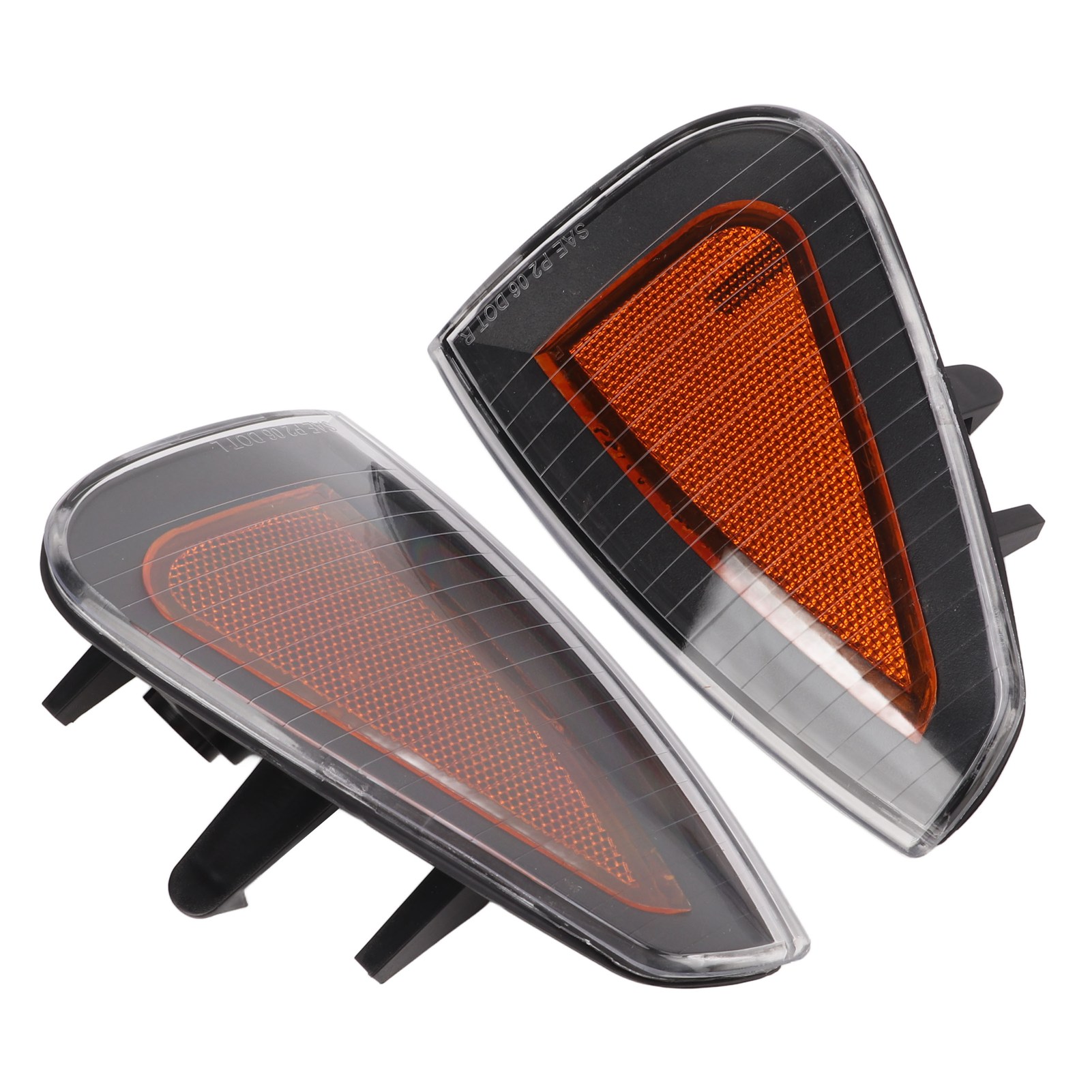 2 Klare Vordere Blinker 4806218ad, Ersatz-seitenmarkierungsleuchten Für Dodge Charger Lx Srt8 2006–2010, Gelb