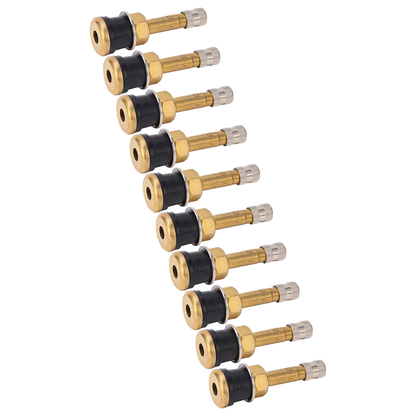 10 Gerade Messingventile Tr500, Robuste Klemmventile Für Schlauchlose Lkw-reifen, 10er-packung