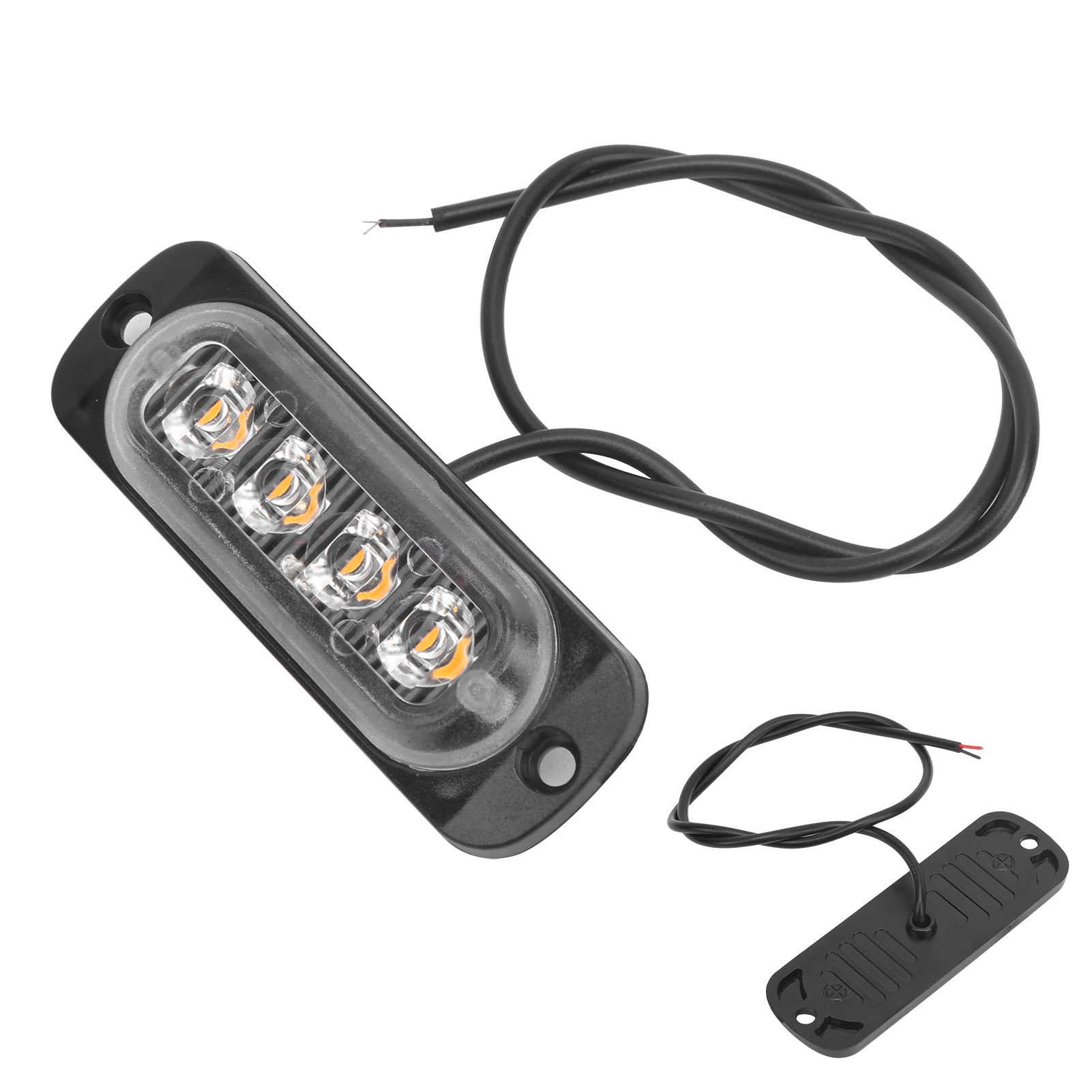 12v 4-led-seitenmarkierungsleuchten Mit Hoher Leuchtkraft, Gelb, Ipx4 Wasserdicht, Für Lkw, Pkw Und Motorräder