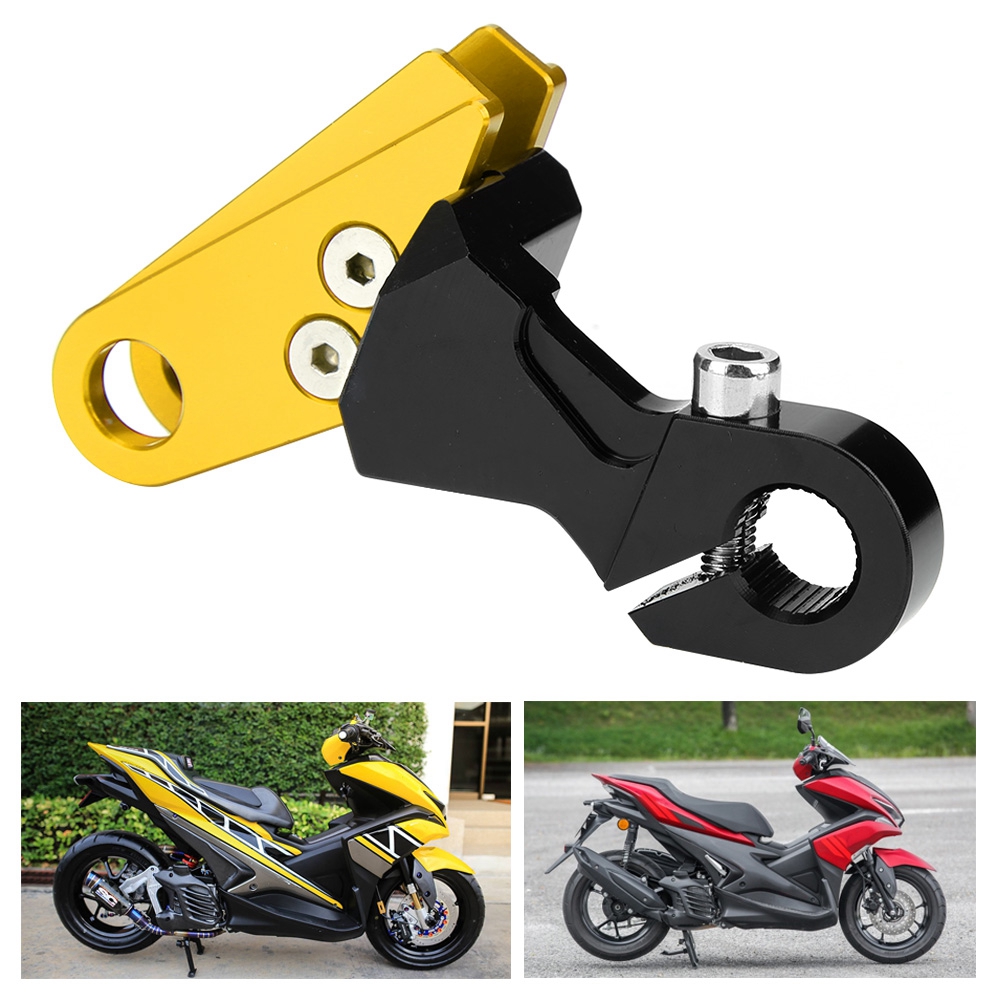 Cnc-gefräster Hinterradbremshebel Aus Aluminium Für Motorräder, Kompatibel Mit Yamaha Aerox Und Nvx 155, Gelbe Farbe, Modifiziertes Ersatzteil.
