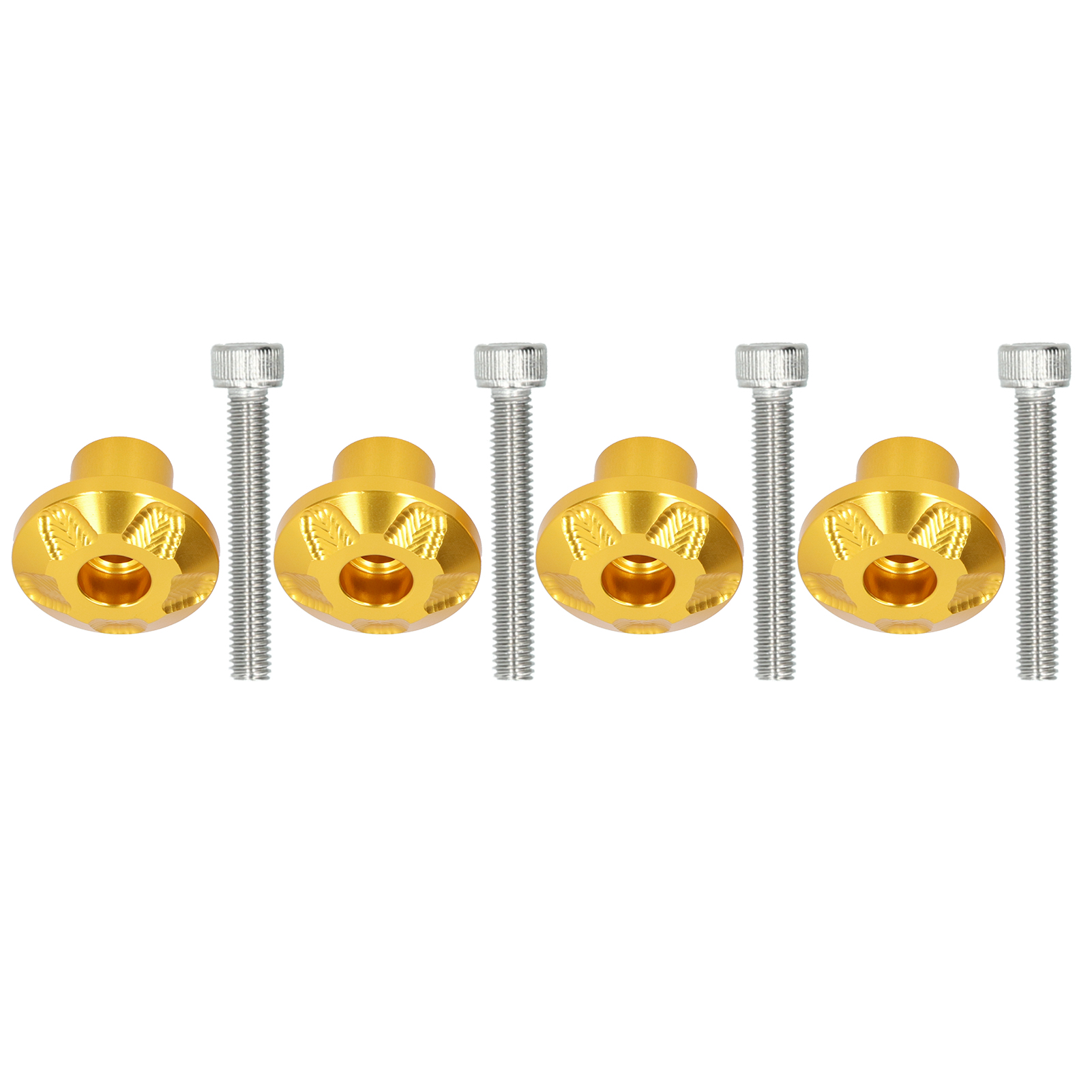 4-teiliges Set Motorschutzschrauben Für Yamaha Nmax 125/150/155, Smax 155, Tmax 500/530 Motorräder – Goldene Lenkerschrauben, Verkleidungsschutz-set