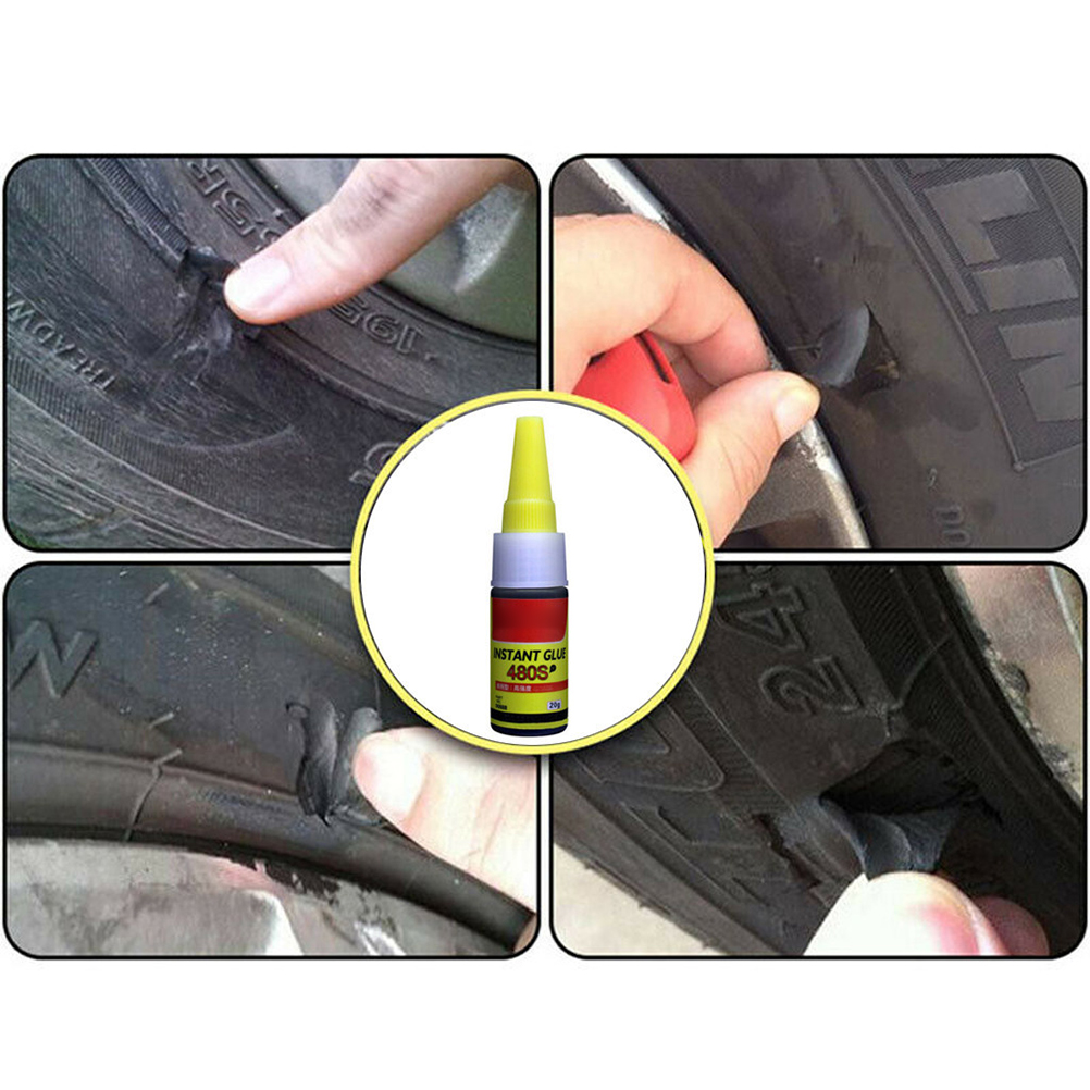 Wasserdichter Reifenreparaturkleber, Hochleistungs-gummikleber, Verstärkte Befestigung Für Auto, Motorrad, Fahrrad, Lkw, Universelles Reparaturset.