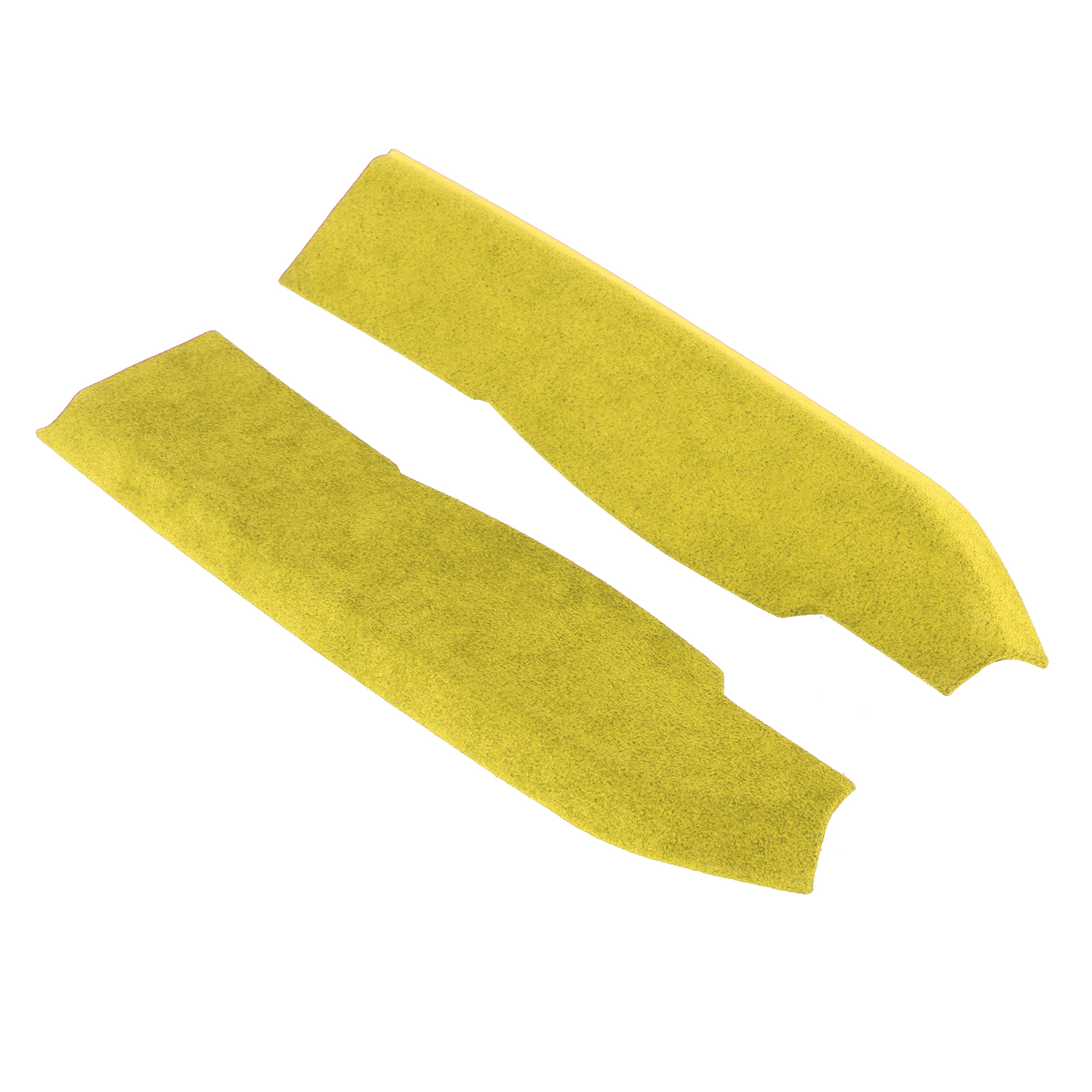 2 Mm Breite Wildleder-mittelleisten Für Subaru Brz (2013–2020), Gelbe Innenausstattung, 2-teiliges Set