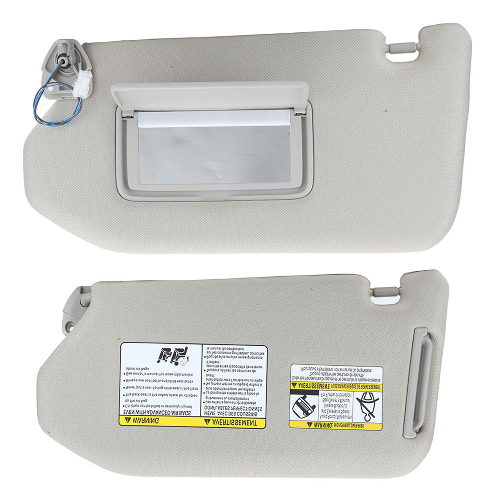 Linke Sonnenblende (fahrerseite) Mit Lampengrau 96401‐9pb0a Passend Für Infiniti Qx60 Jx35
