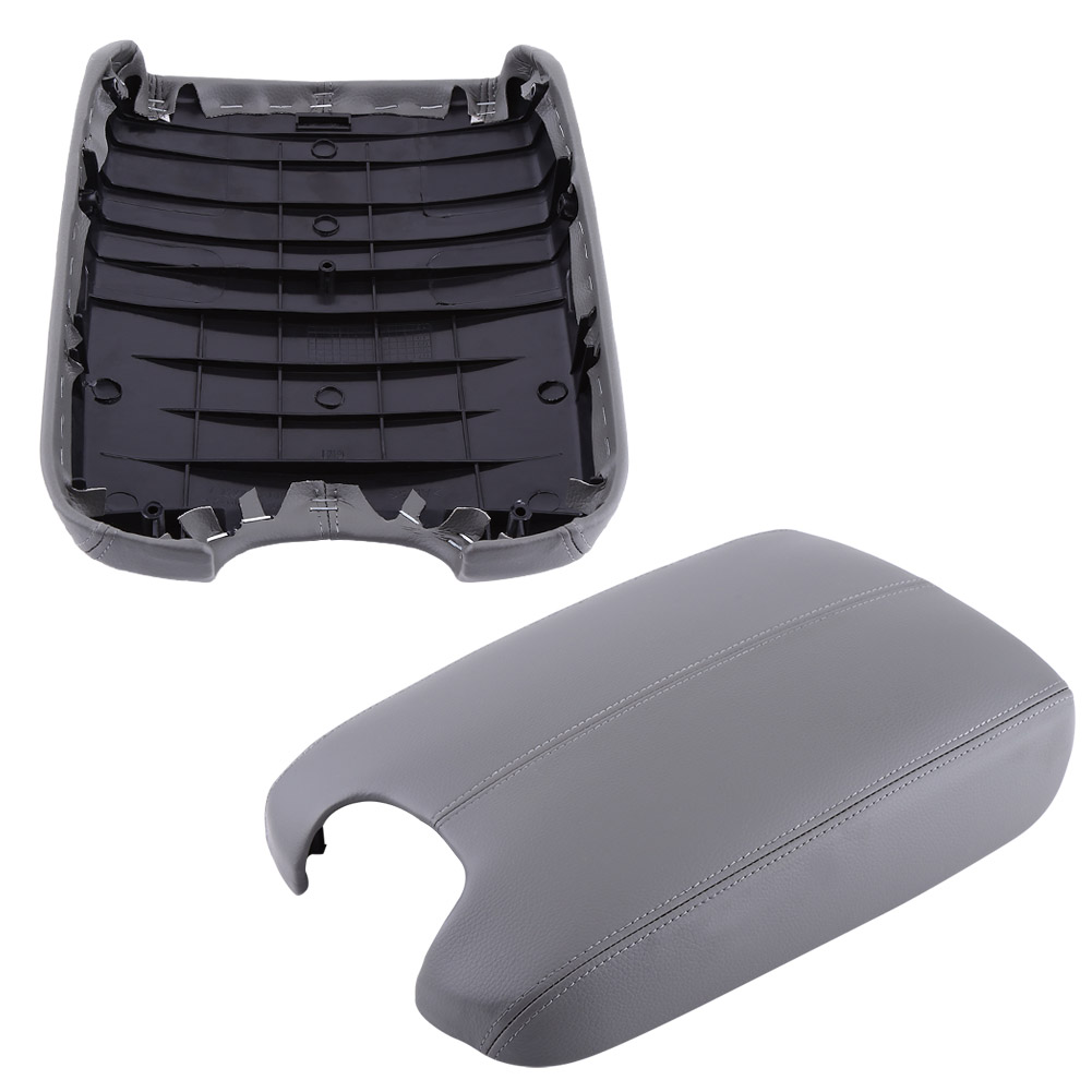 Armlehnenabdeckung Aus Kunstleder Für Die Mittelkonsole Des Honda Accord (2008–2012), Grau