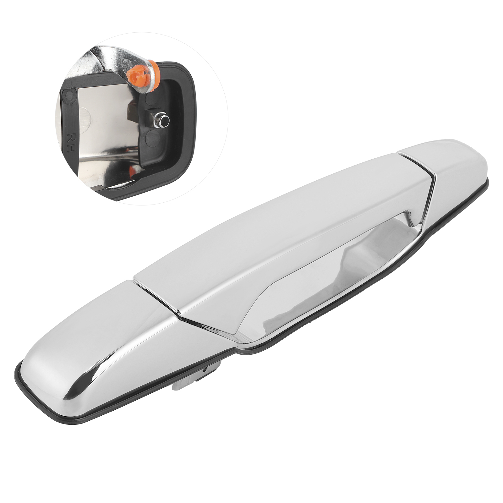 Rechter Vorderer Außentürgriff Rh Für Chevrolet 25960526, Silbernes Autozubehör, Ersatzteil Für Die Außenseite, Karosserieteil, Metallic-finish.