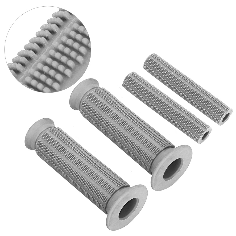 Paar Universelle Motorradlenkergriffe Aus Rutschfestem Gummi, Weiche Überzüge Für Den Bremshebel, 22 Mm, Grau, 2er-set.