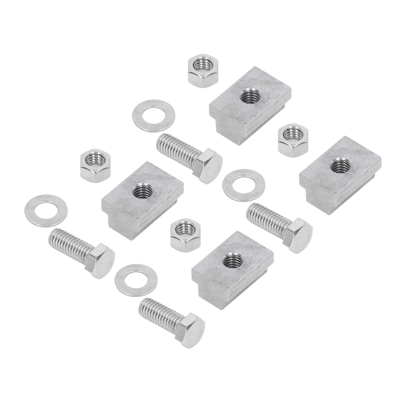 4-teiliges Montageschienen-set Aus Edelstahl, 3/8-16 T-nut-muttern, Ersatzschrauben Für Tacoma Tundra Pickup Und Anhänger