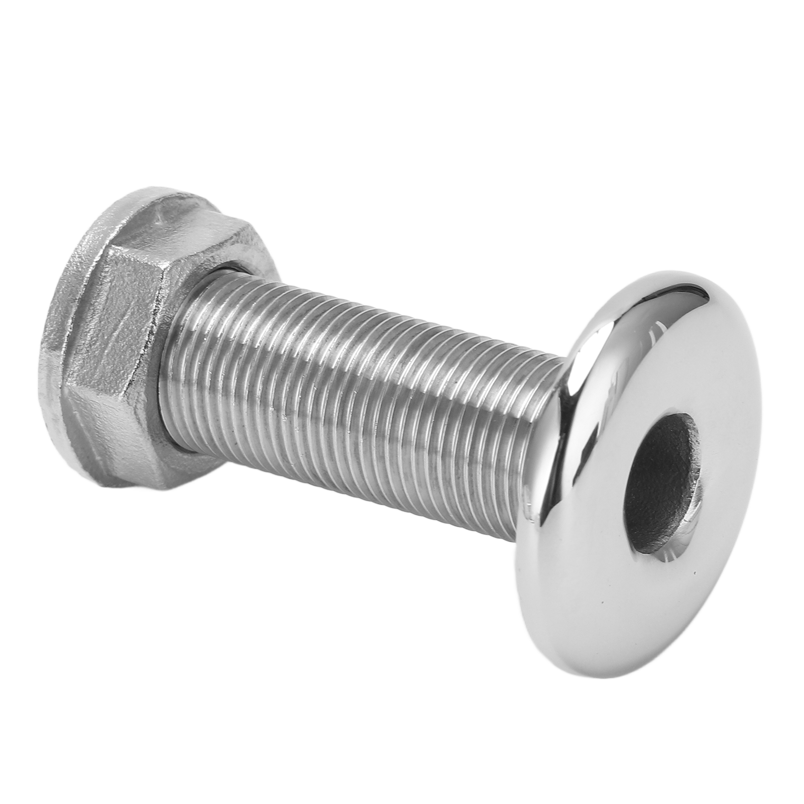 Marine-wasserablauf, 3/8-zoll-durchgangsverschraubung, Edelstahl 316, Universalablauf