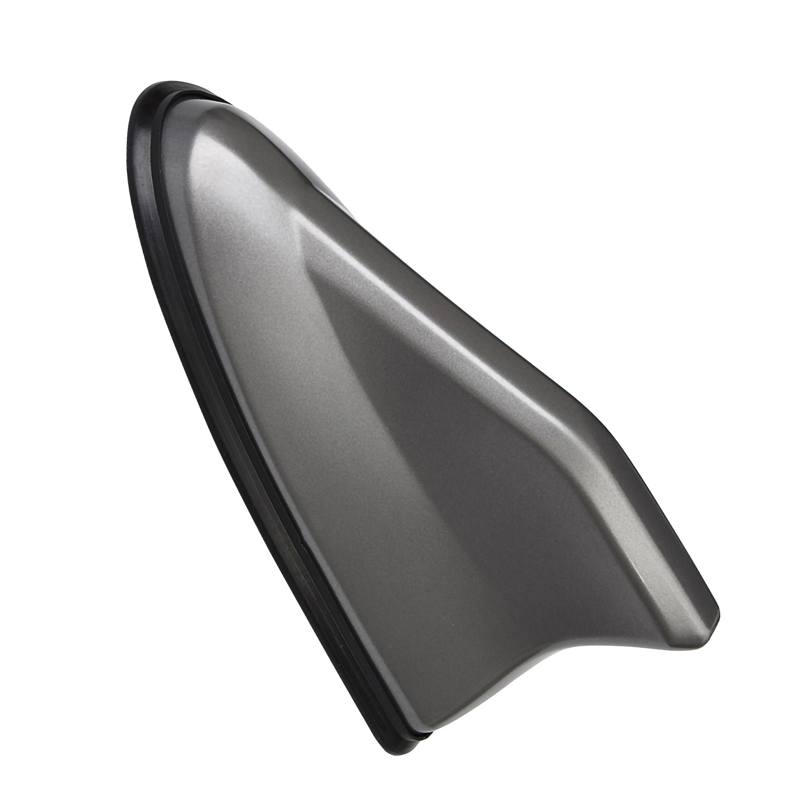 Graue Haifischflossenantenne Für Das Autodach, Außenzubehör Für Das Auto, Fm-radioempfang, Klavierlack-finish, Dachspoiler, Ästhetisches Ersatzteil.