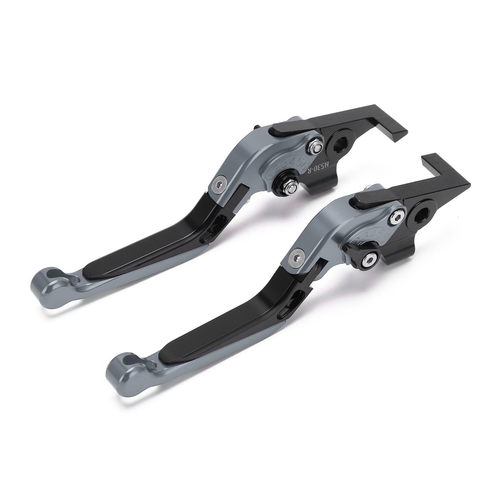 Verstellbarer Brems- Und Kupplungshebel Aus Cnc-gefräster Aluminiumlegierung, Ersatzteil Für Yamaha Tmax 530 (2012–2019), Grau