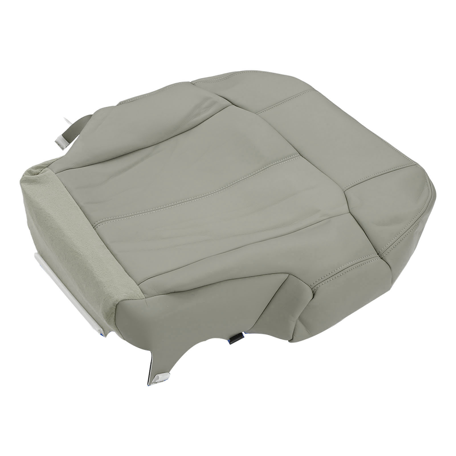 Unterer Fahrersitzbezug Aus Pu-leder, Grauer Autositzbezug, Ersatz Für Chevy Suburban 1999-2002
