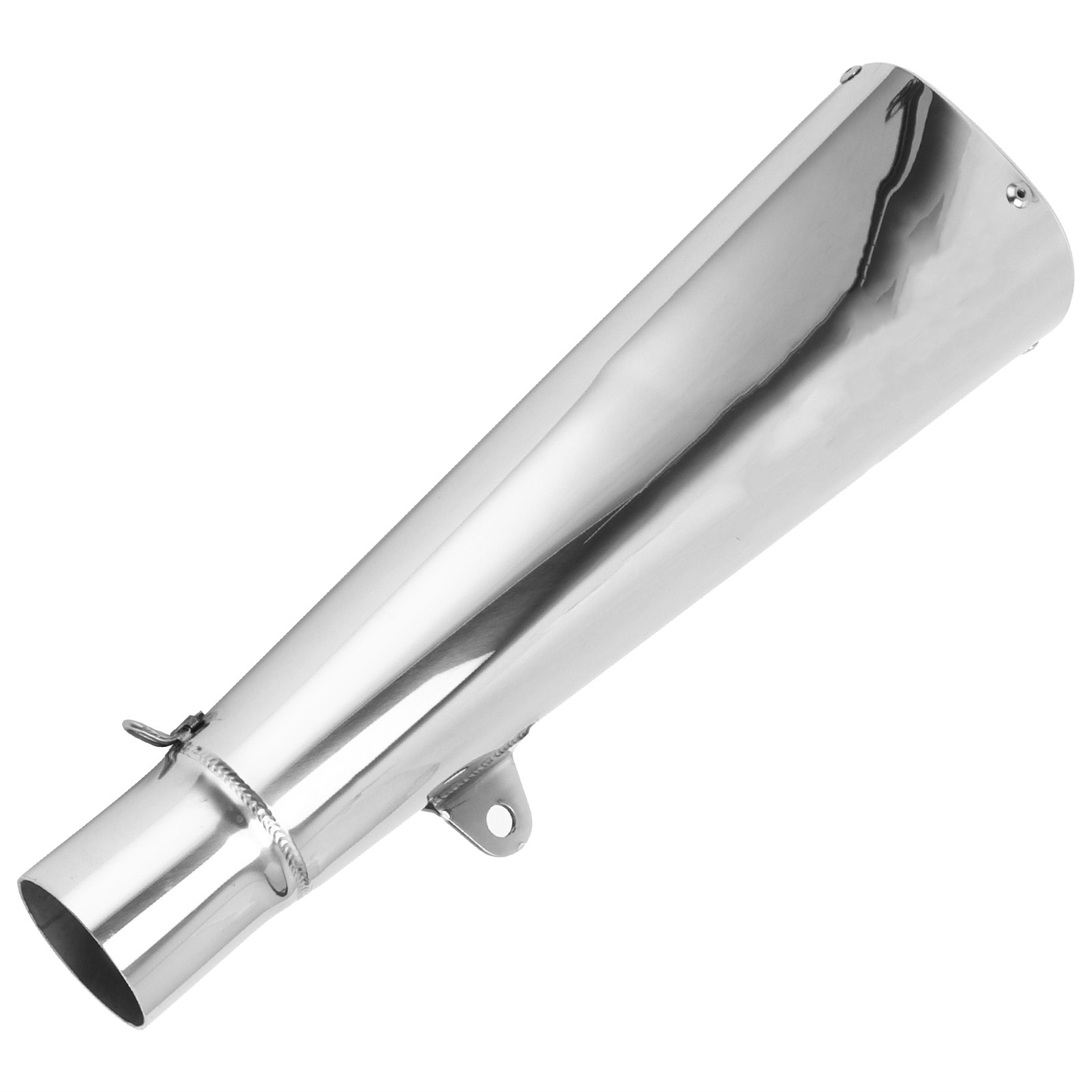 51-mm-auspuffendrohr Aus Silbernem Edelstahl Für Motorräder, Ersatzteil Kompatibel Mit Suzuki Hayabusa 1999–2020