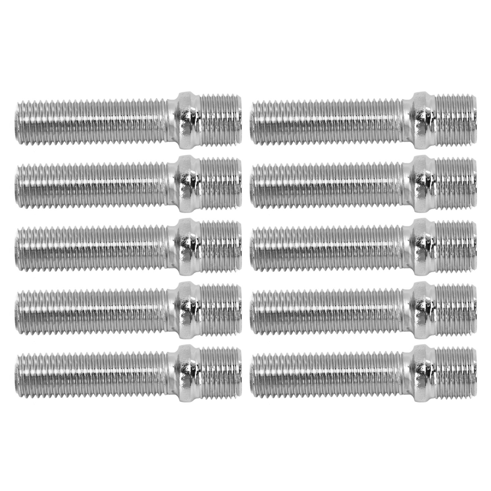 20 Stück Lange Radbolzen 58 Mm, Umrüstbolzen, Adapter 41 Mm Bereich M14x1,25-m12x1,5