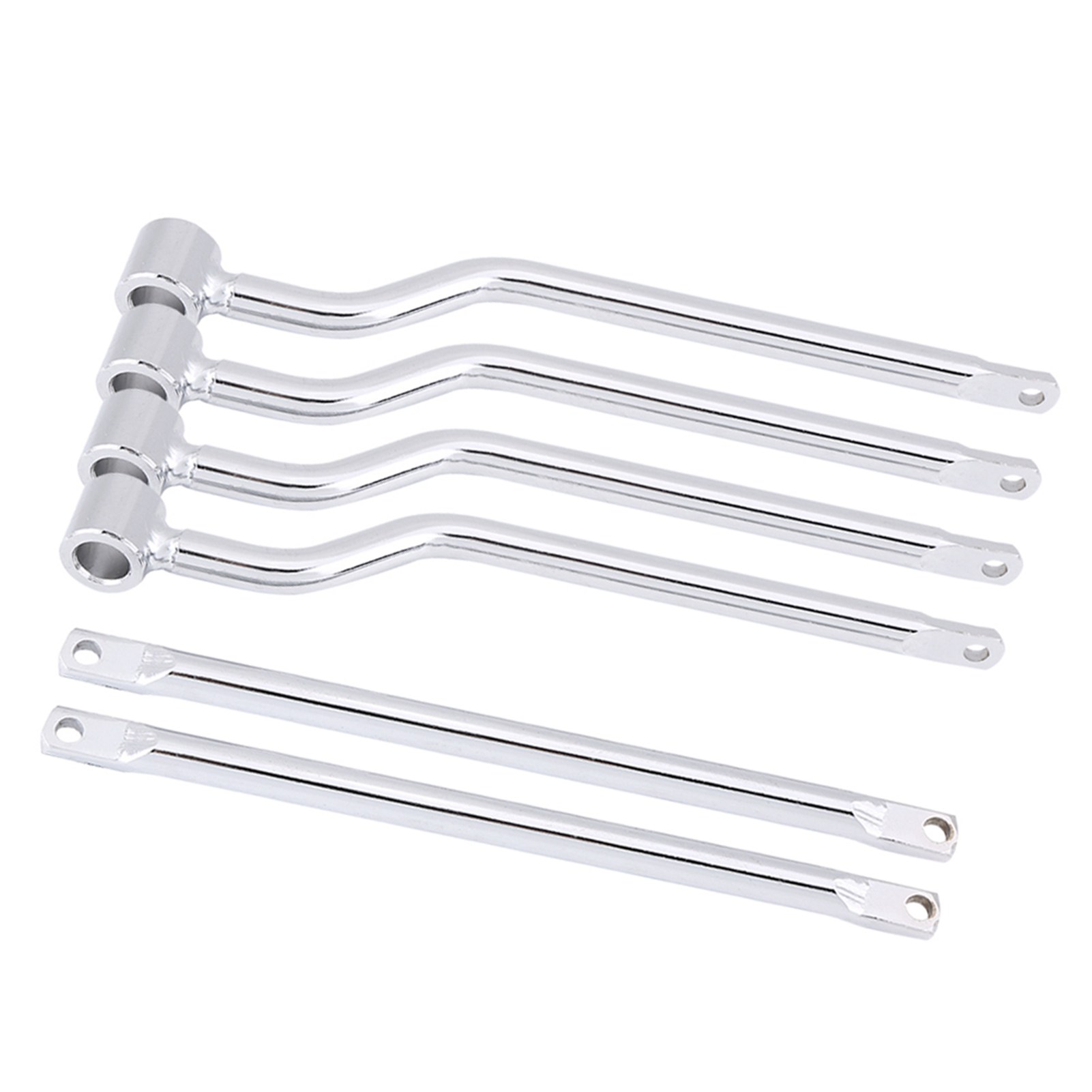 Motorrad-gepäckträger-set Aus Stahl Für Honda, Suzuki, Yamaha, Kawasaki, Silber