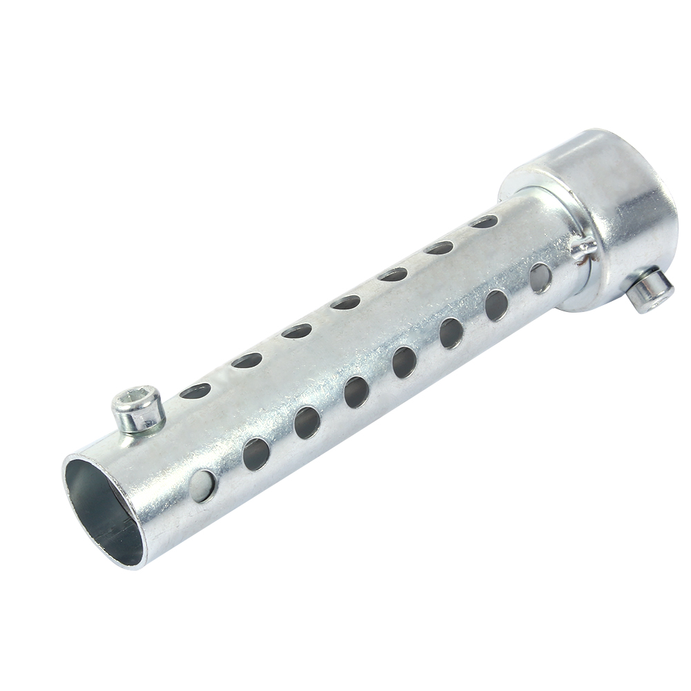 Universeller Motorradauspuffschalldämpfer Db-killer-einsatz 35 Mm Silber, Geräuschreduzierender Schalldämpfer Für Auspuffrohre, Edelstahlzubehör.