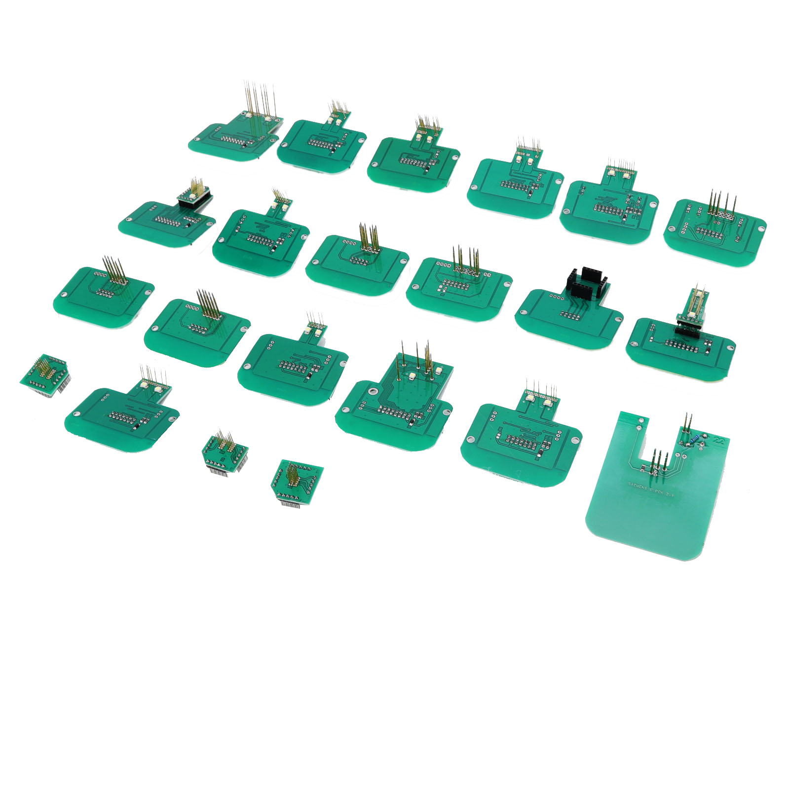 Set Mit 22 Grünen Led-bdm-sondenadaptern Für Elektronisches Tuning-tool, Bosch-kompatible Ersatzteile, Professionelle Diagnosegeräte.