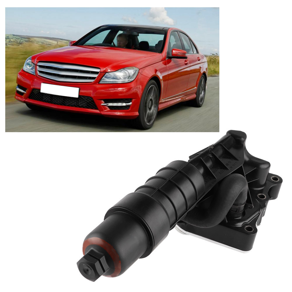 Neuer Motorölkühler, Kompatibel Mit Mercedes C-klasse (2007), Kühlermodul 2711801410, Erstausrüsterqualität, Robustes Aluminium-stahl-gehäuse, Direkter Ersatz