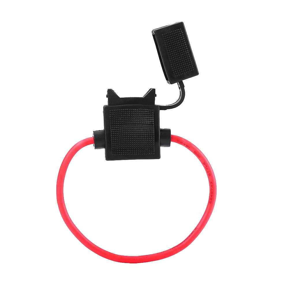 Packung Mit 20 Atc/ato 12v Kfz-sicherungen, 16 Awg Inline-sicherungshalter, Kfz-kabel Für Flachsicherungen