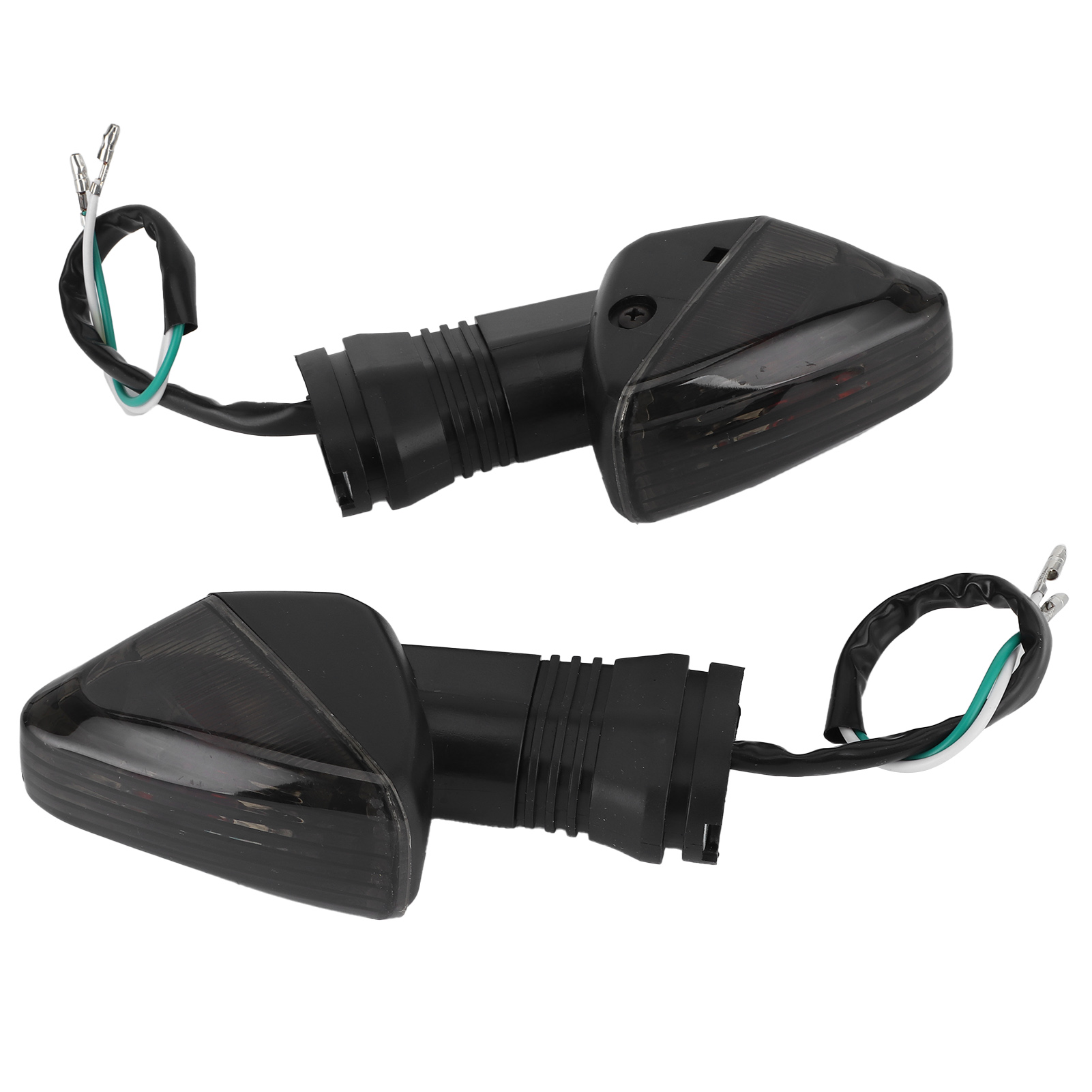 2-teilige Led-motorradblinker Mit Getönten Gläsern, 12 V, Kompatibel Mit Kawasaki Ninja Zx-6r Kle Klr Z750s