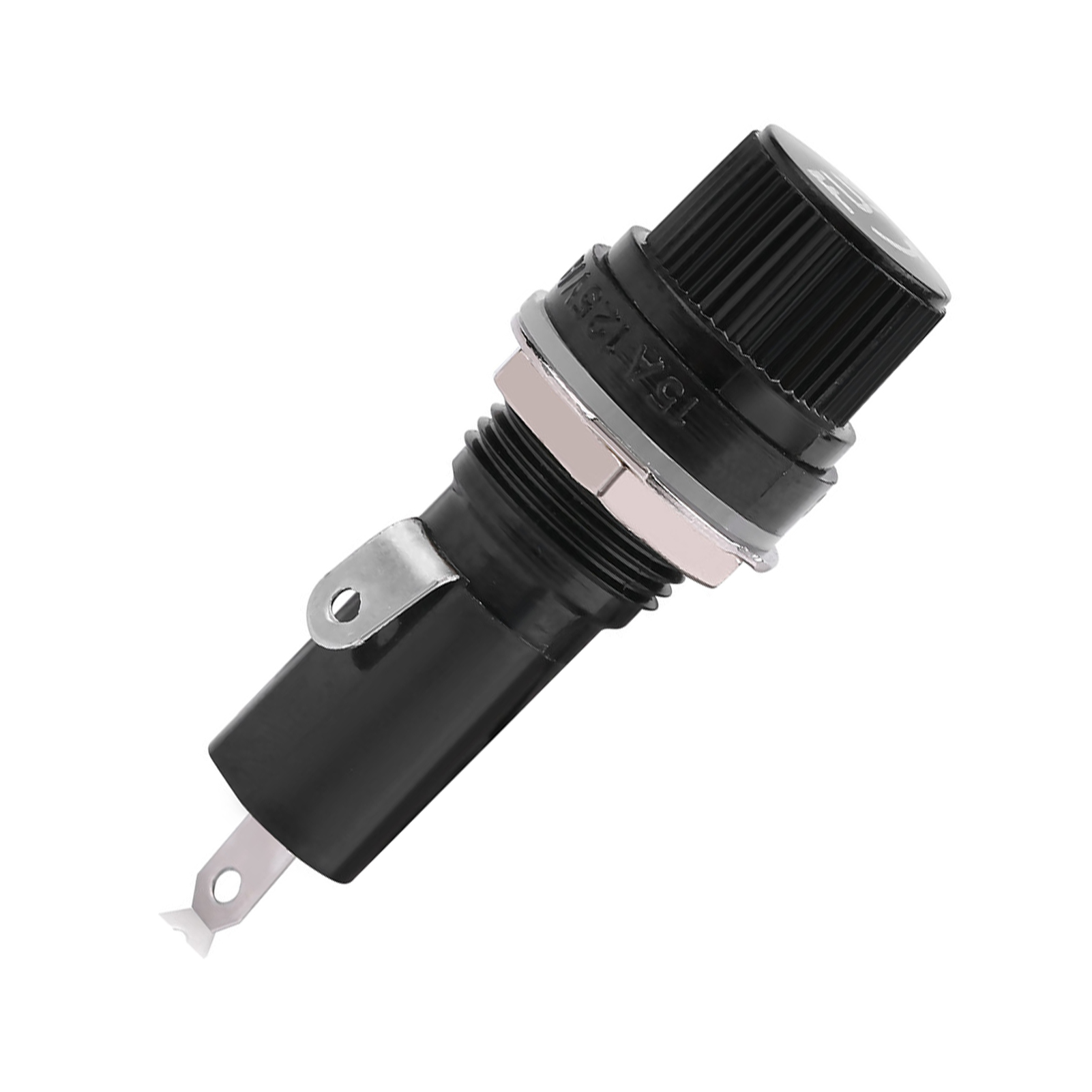 Einbau-sicherungshalter Für 6x30mm Glaspatronensicherungen, 125v 15a / 250v 10a - Packung Mit 5 Schraubhalterungen