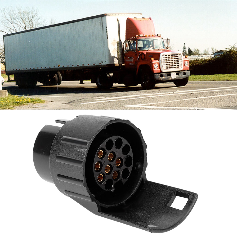 7- Auf 13-poliger Anhängeradapterstecker, Wohnwagen-/wohnmobil-kupplungsbuchse, Universalkonverter Für Zugfahrzeuge