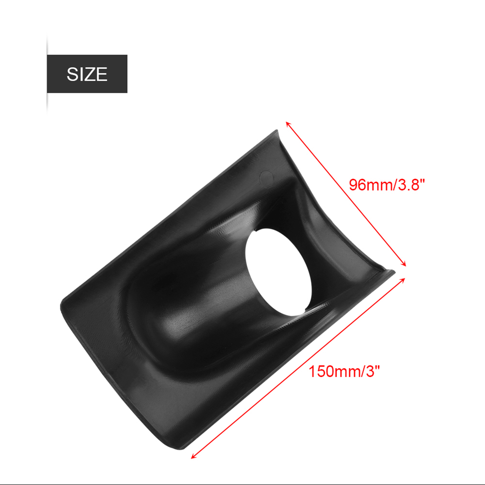 Montagehalterung Für Instrumentenhalterung An Senkrechter Position, 52 Mm (2 Zoll) Rundes Instrument, Einloch-armaturenbrettbefestigung, Metall-montageklemme