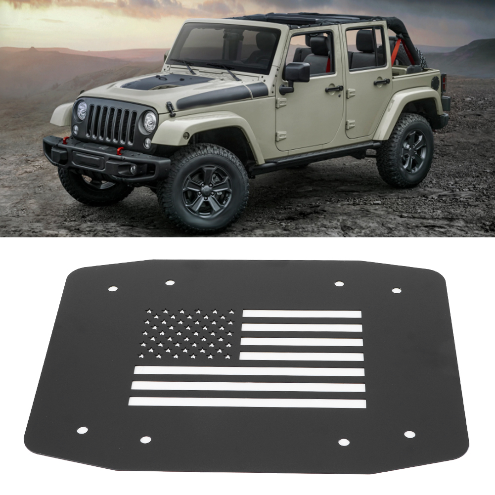Heckklappenentlüftungsöffnung, Reserveradabdeckung In Flaggenform, Passend Für Jeep Wrangler Jk 2- Oder 4-türer 18-19